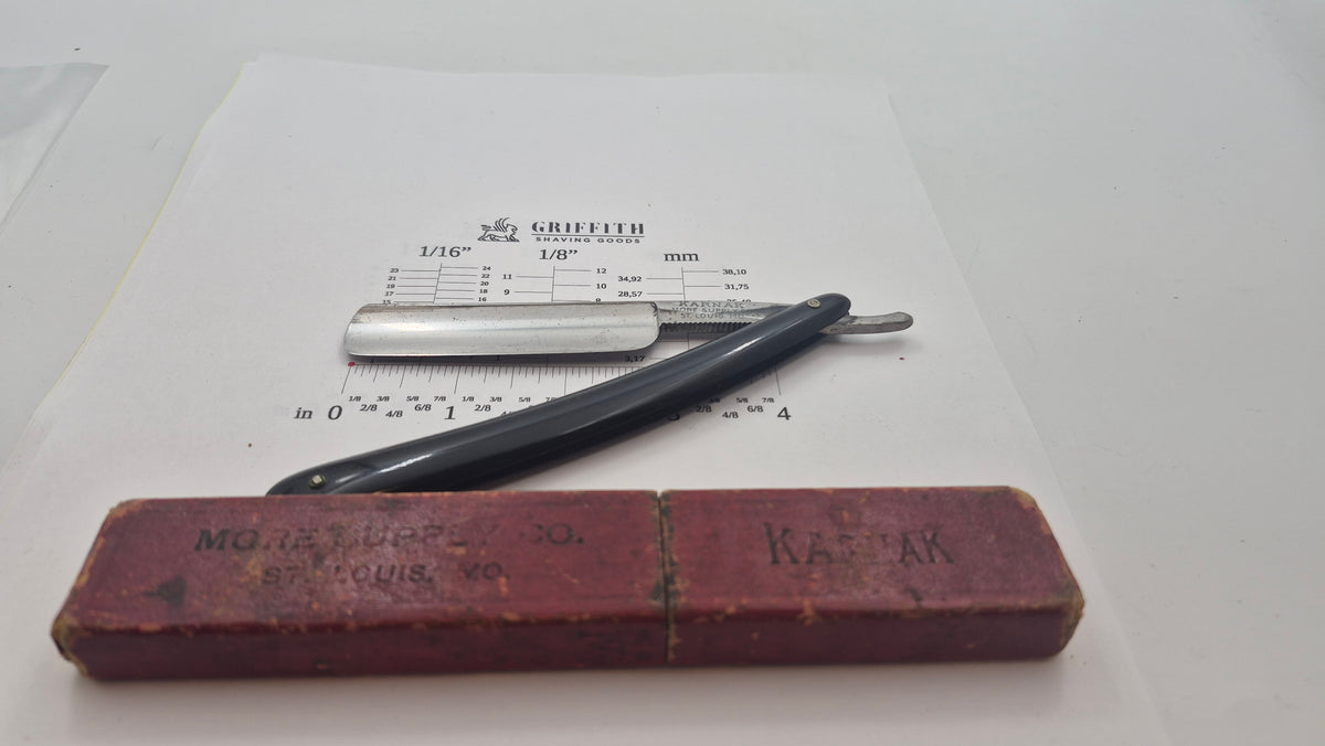 Rasoir droit vintage à restaurer