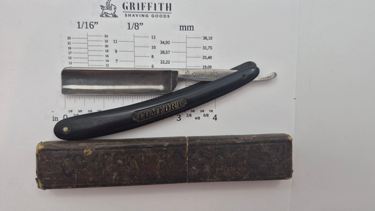 Rasoir droit vintage à restaurer