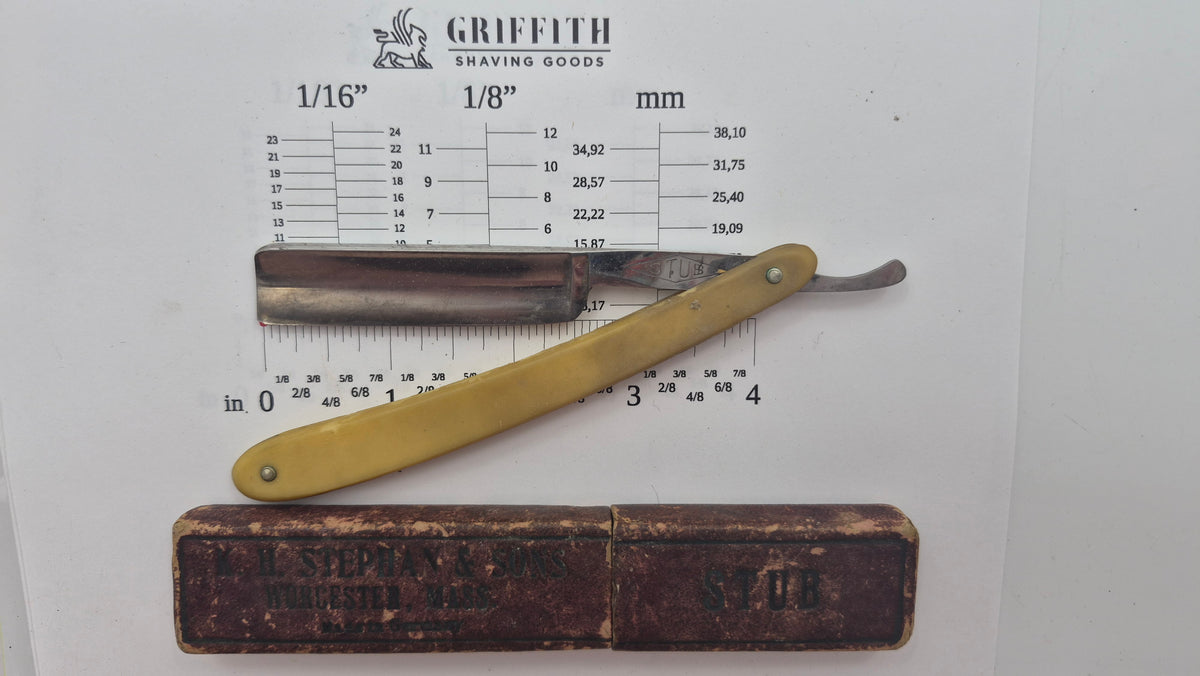 Vintage Stephan & Sons Worcester Made in Germany Razor for Restoration