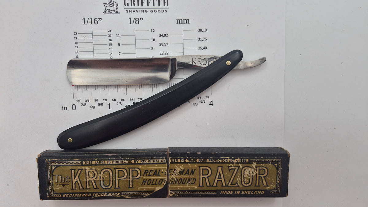 Rasoir droit vintage à restaurer