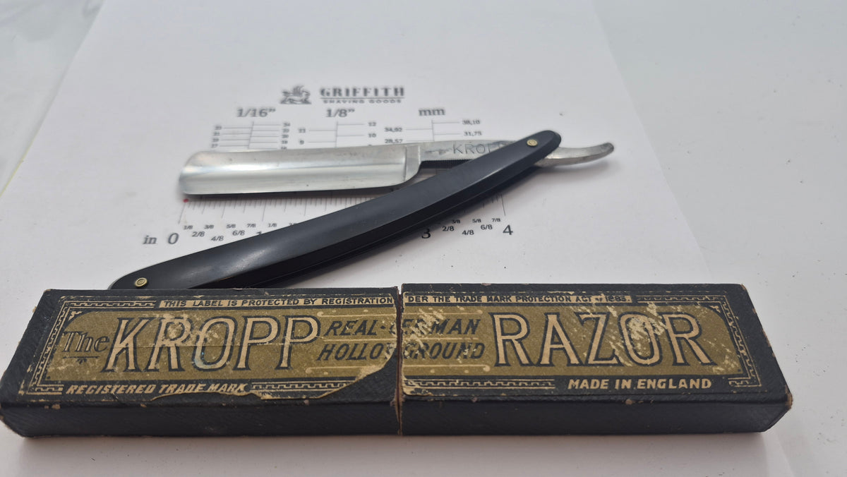 Rasoir droit vintage à restaurer