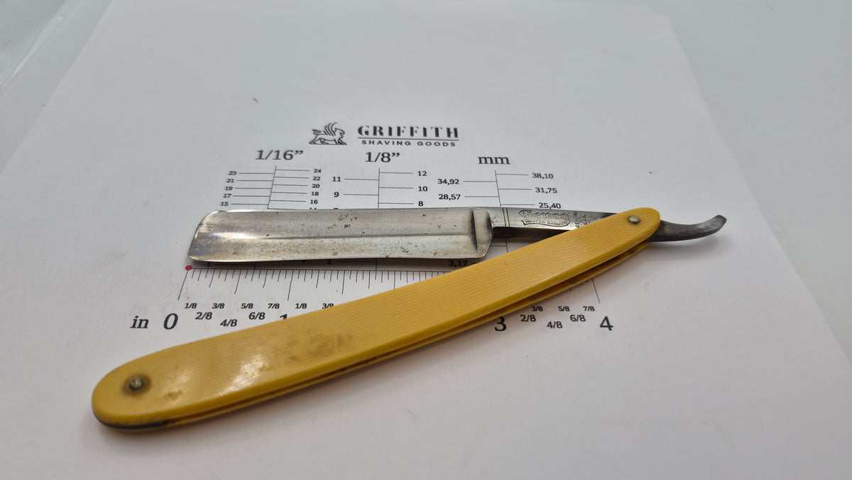 Rasoir droit vintage à restaurer