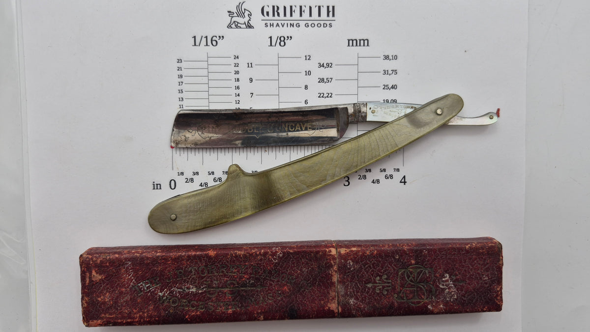 Vintage Torrey Fancy American Razor for Restoration