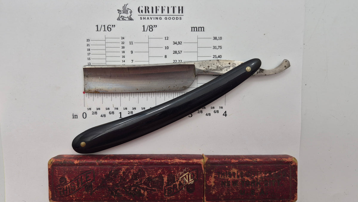 Vintage Thistle Cutlery American Razor for Restoration