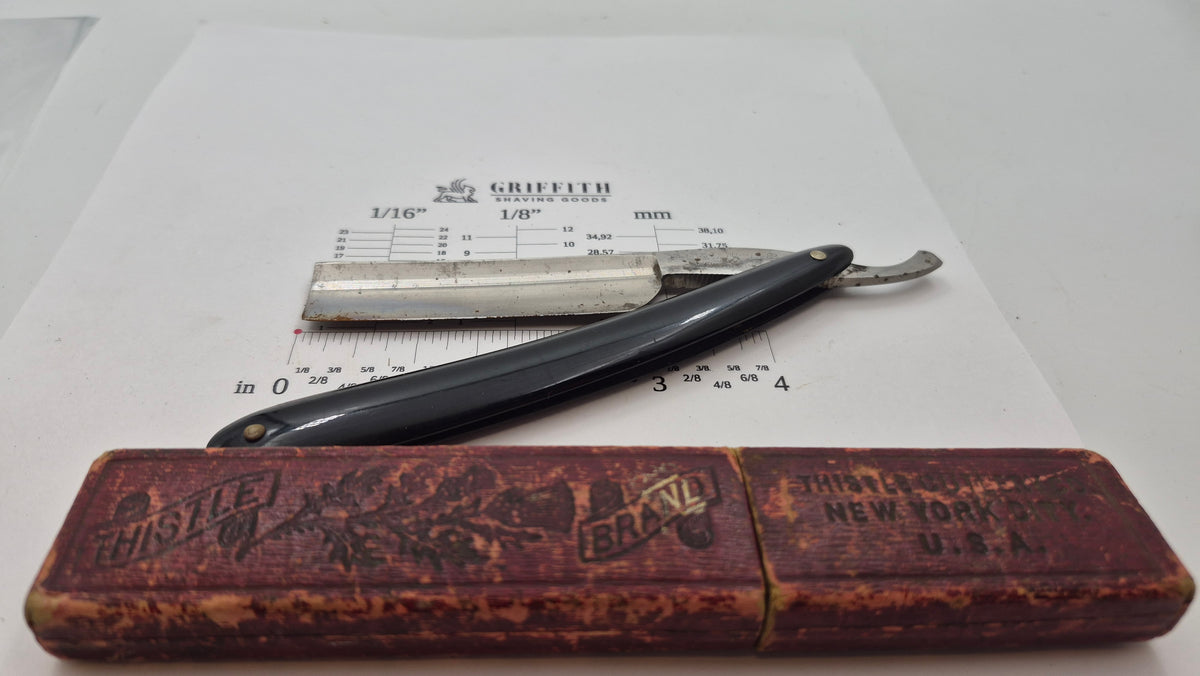 Vintage Thistle Cutlery American Razor for Restoration