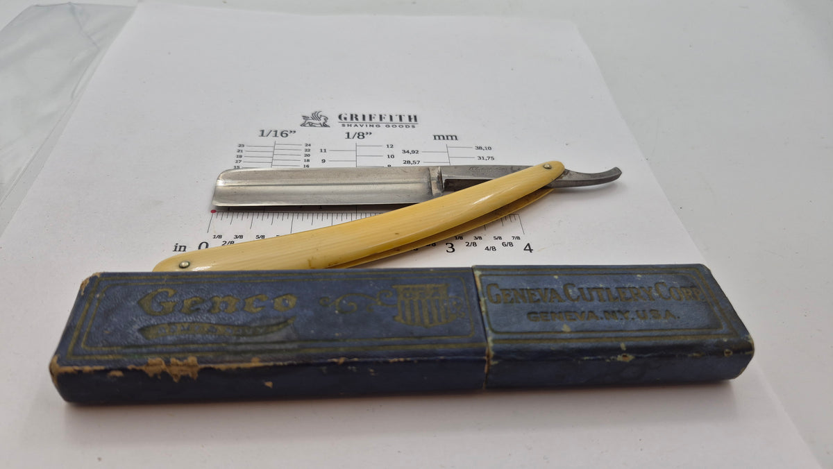 Rasoir droit vintage à restaurer