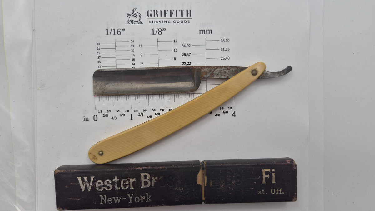 Vintage Wester Bros. German Razor for Restoration