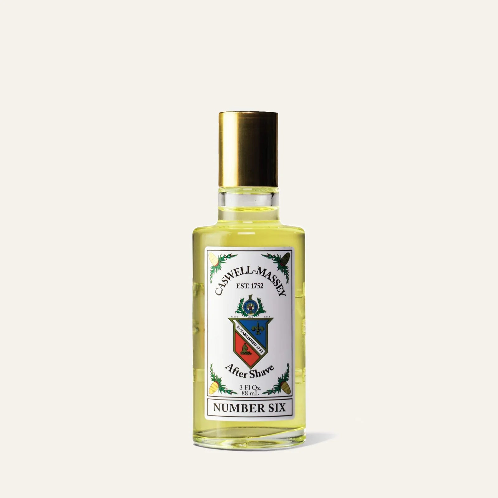 Caswell Massey Number Six Gold Cap Luxury After Shave (88ml/3 oz)