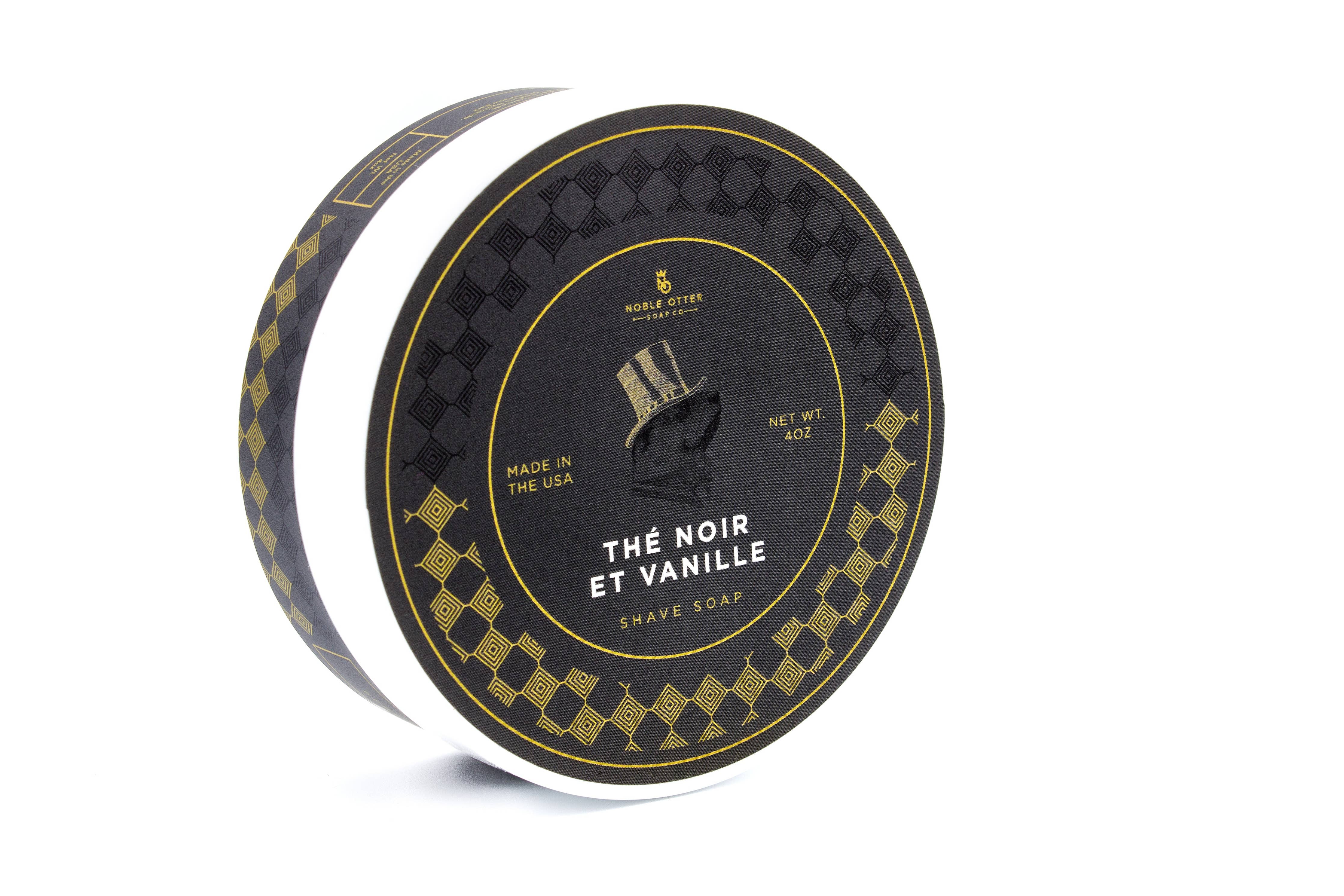 Noble Otter Soap Co. - Thé Noir et Vanille Shave Soap