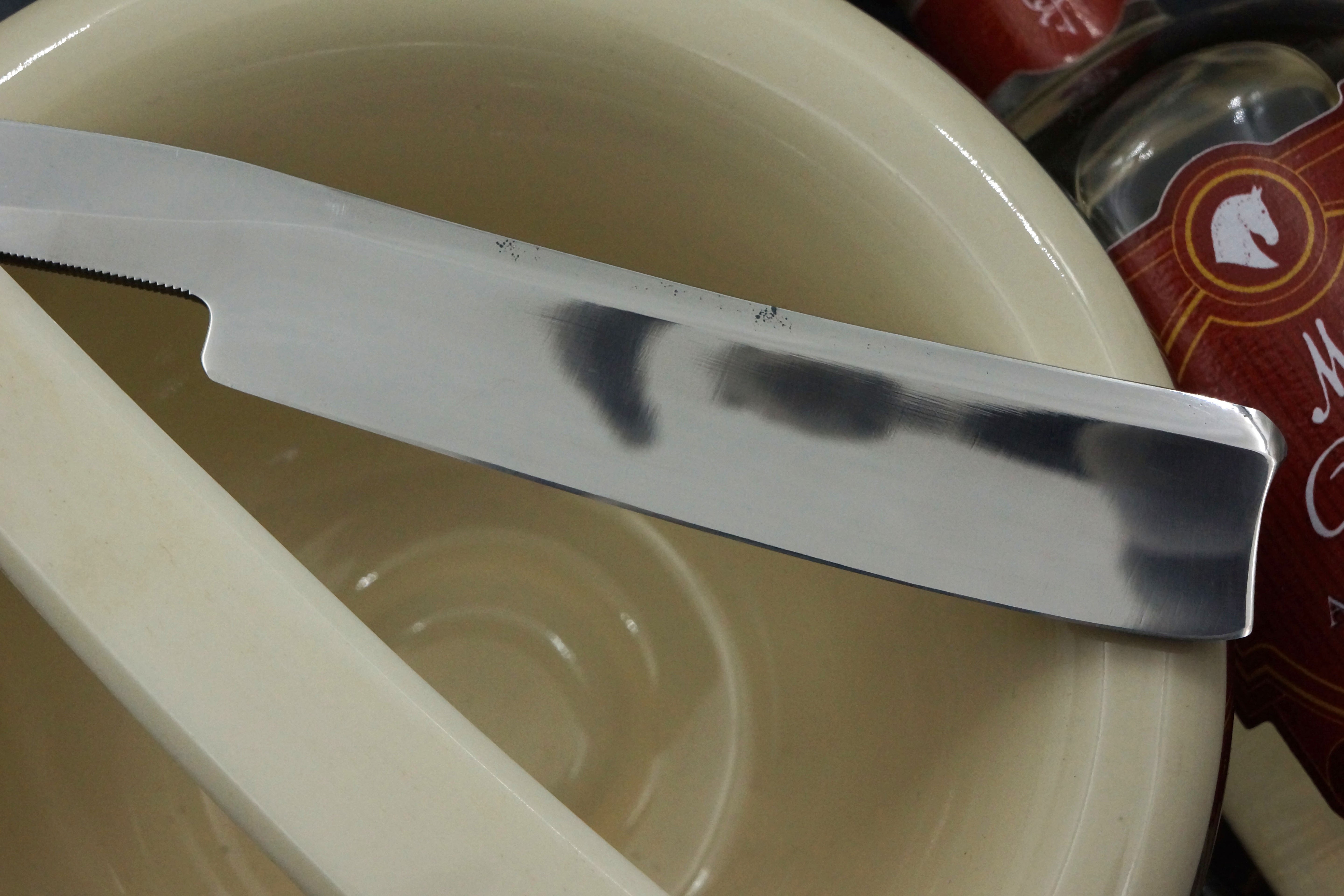 Stenton "Silver Steel" - 6/8 Early 1800s Stubtail with New Bone Scales - Fully Restored Sheffield Straight Razor - Shave Ready