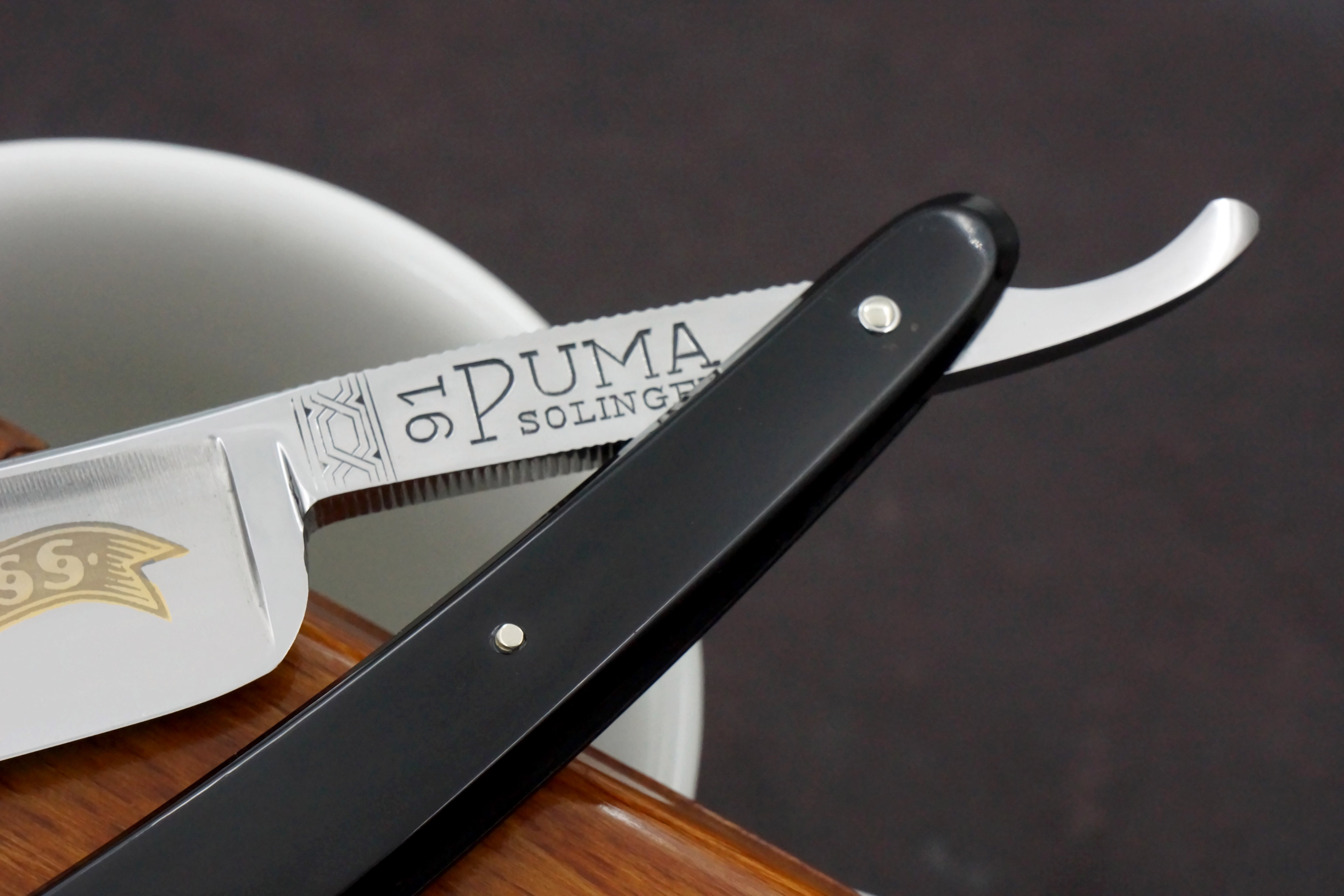 Puma No.91 High Class 6/8 Full Hollow - Excellent+ Vintage Solingen Straight Razor - Shave Ready