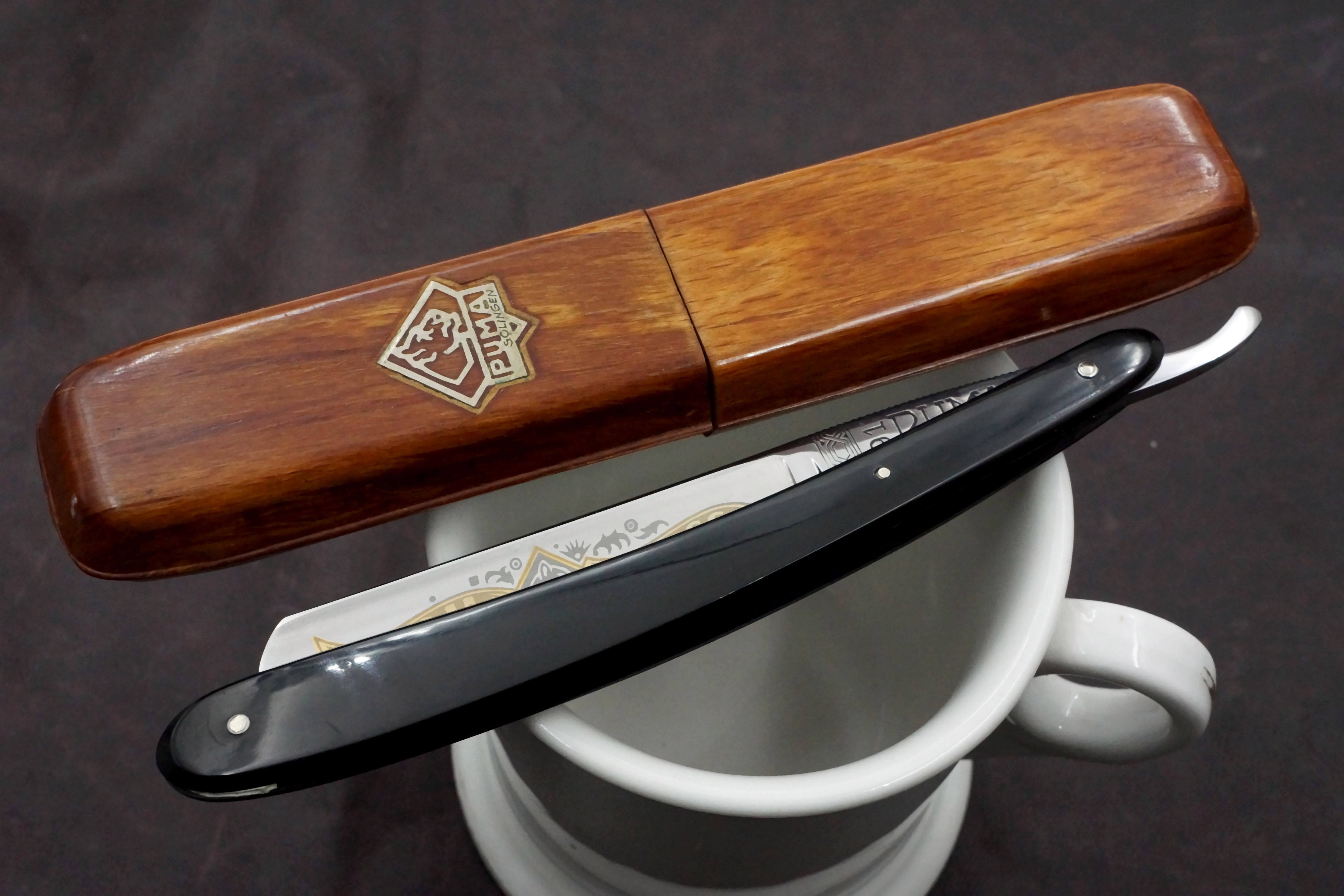 Puma No.91 High Class 6/8 Full Hollow - Excellent+ Vintage Solingen Straight Razor - Shave Ready