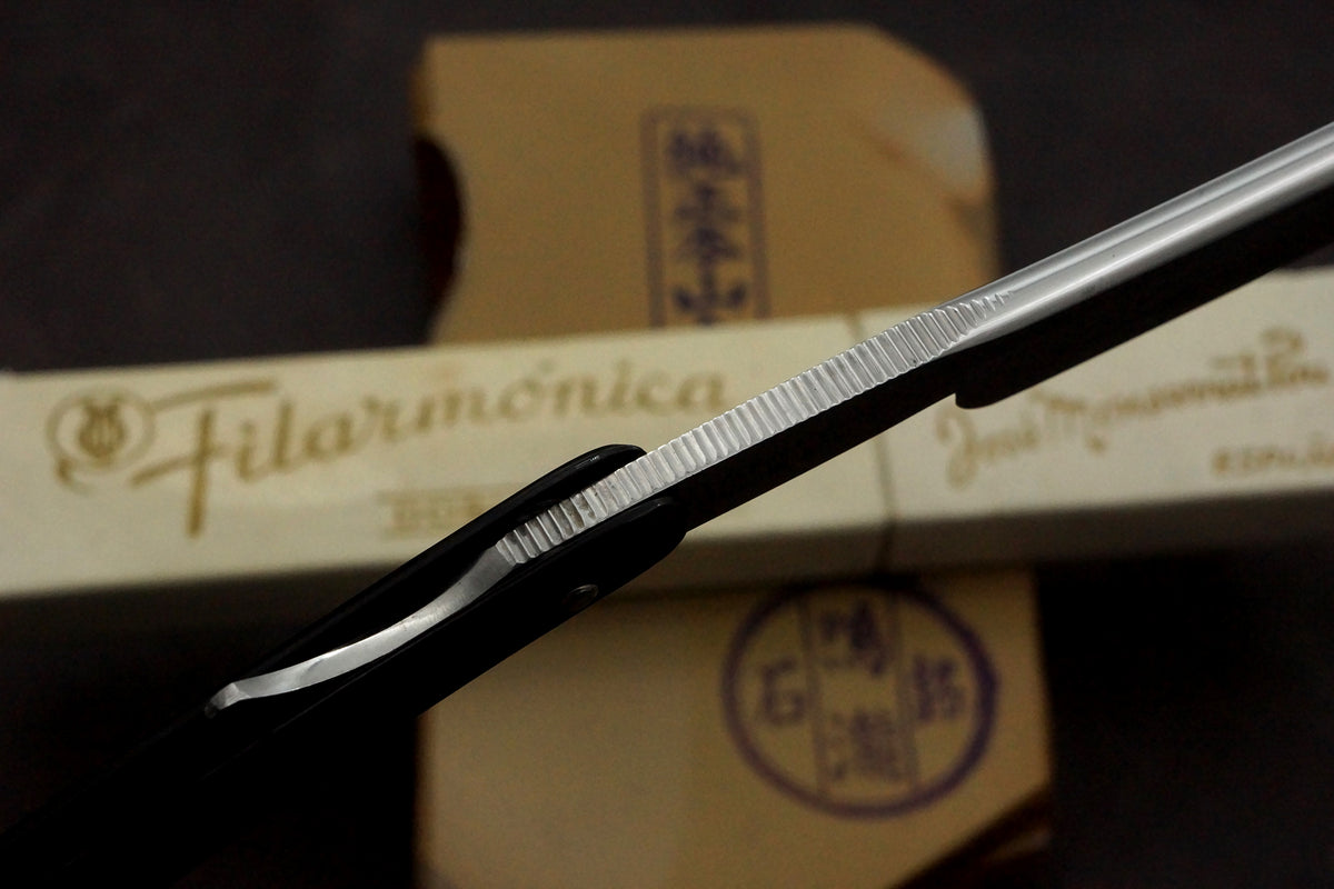 Filarmonica Doble Temple JMP No. 12 5/8 Full Hollow Blade - Excellent Restored Vintage Spanish Straight Razor - Shave Ready