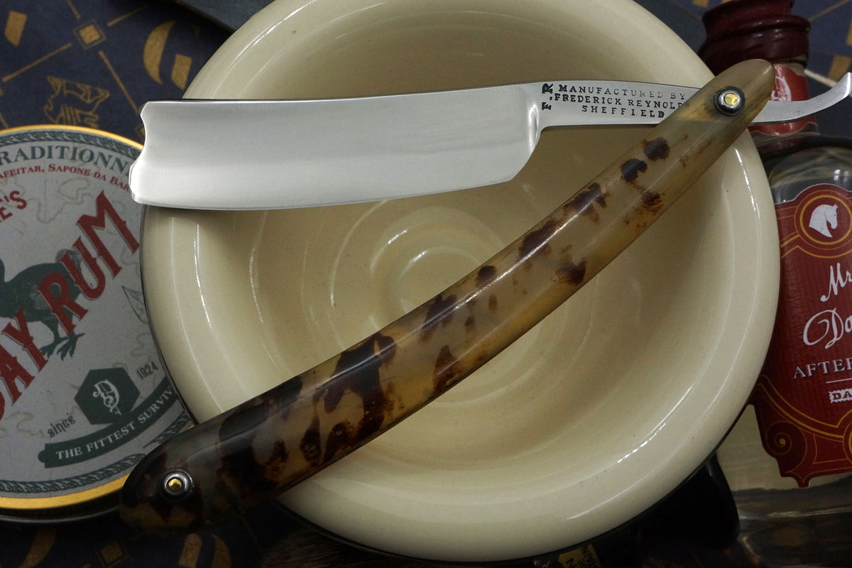 Frederick Reynolds - Fully Restored 7/8 Vintage Sheffield Straight Razor with Original Scales - Shave Ready