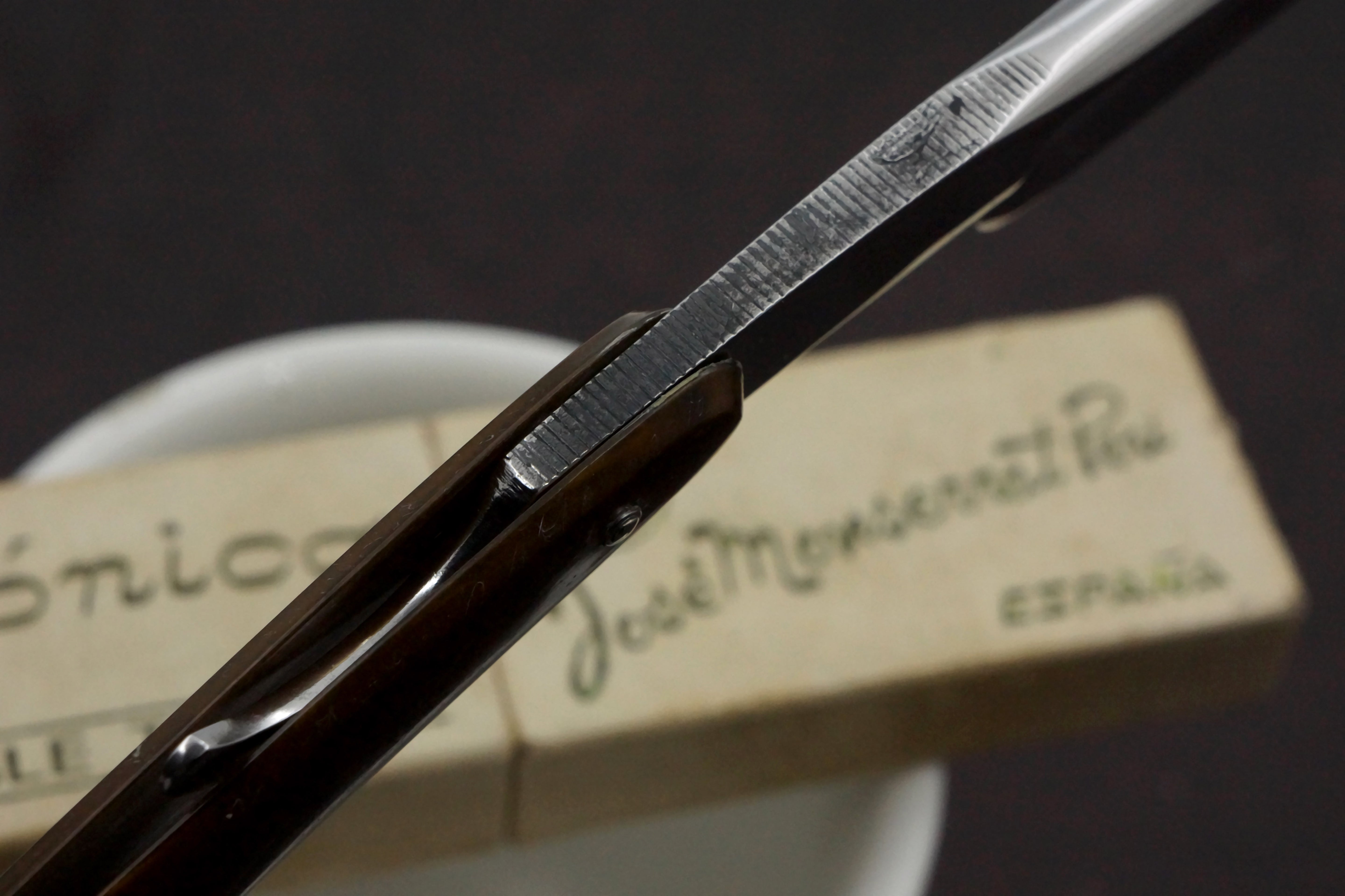 Filarmonica JMP 2nd Gen Doble Temple No. 14 15/16" Full Hollow Blade - Excellent Vintage Spanish Straight Razor - Shave Ready