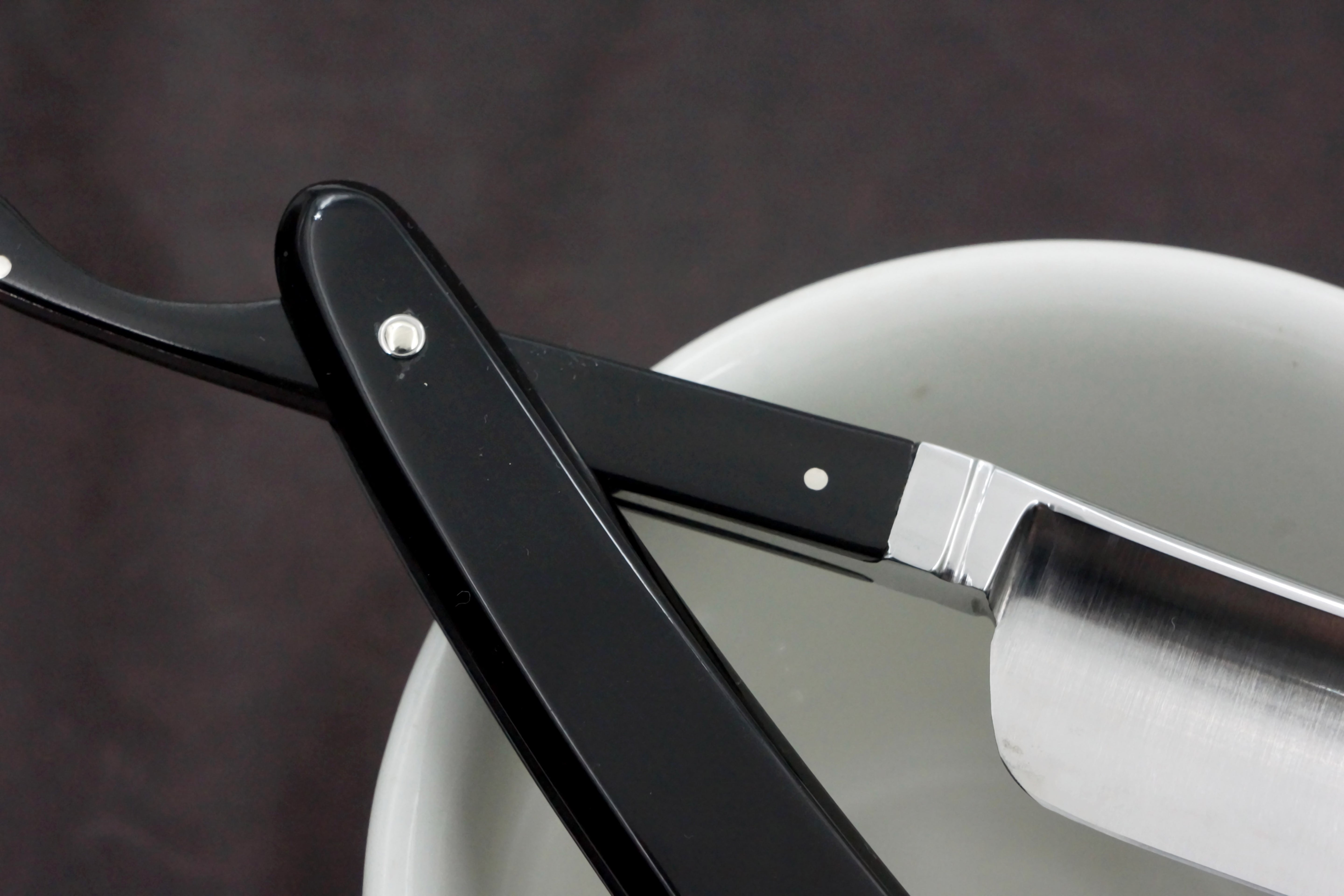 Nichiri Rikishia 6/8 Full Hollow Blade - Excellent Vintage Restored Japanese Straight Razor - Shave Ready