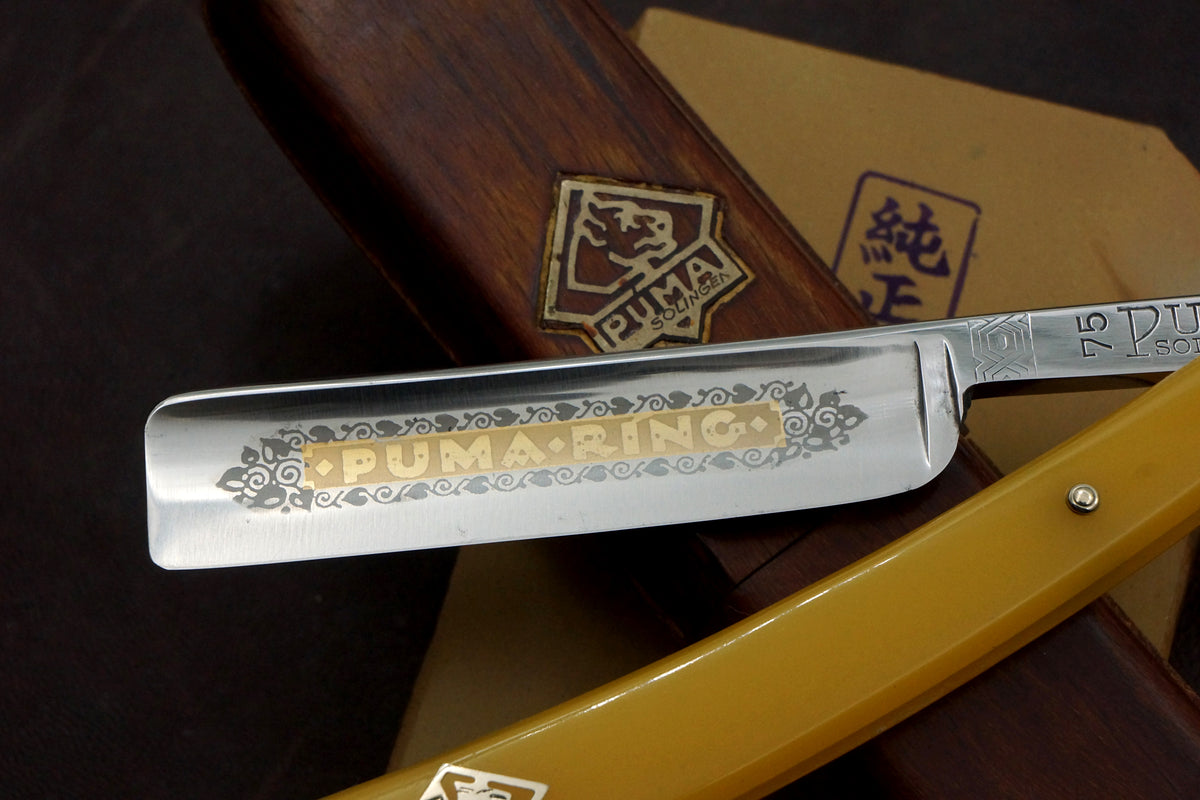 Puma No.75 High Class 6/8 Full Hollow - Excellent+ Vintage Solingen Straight Razor - Shave Ready