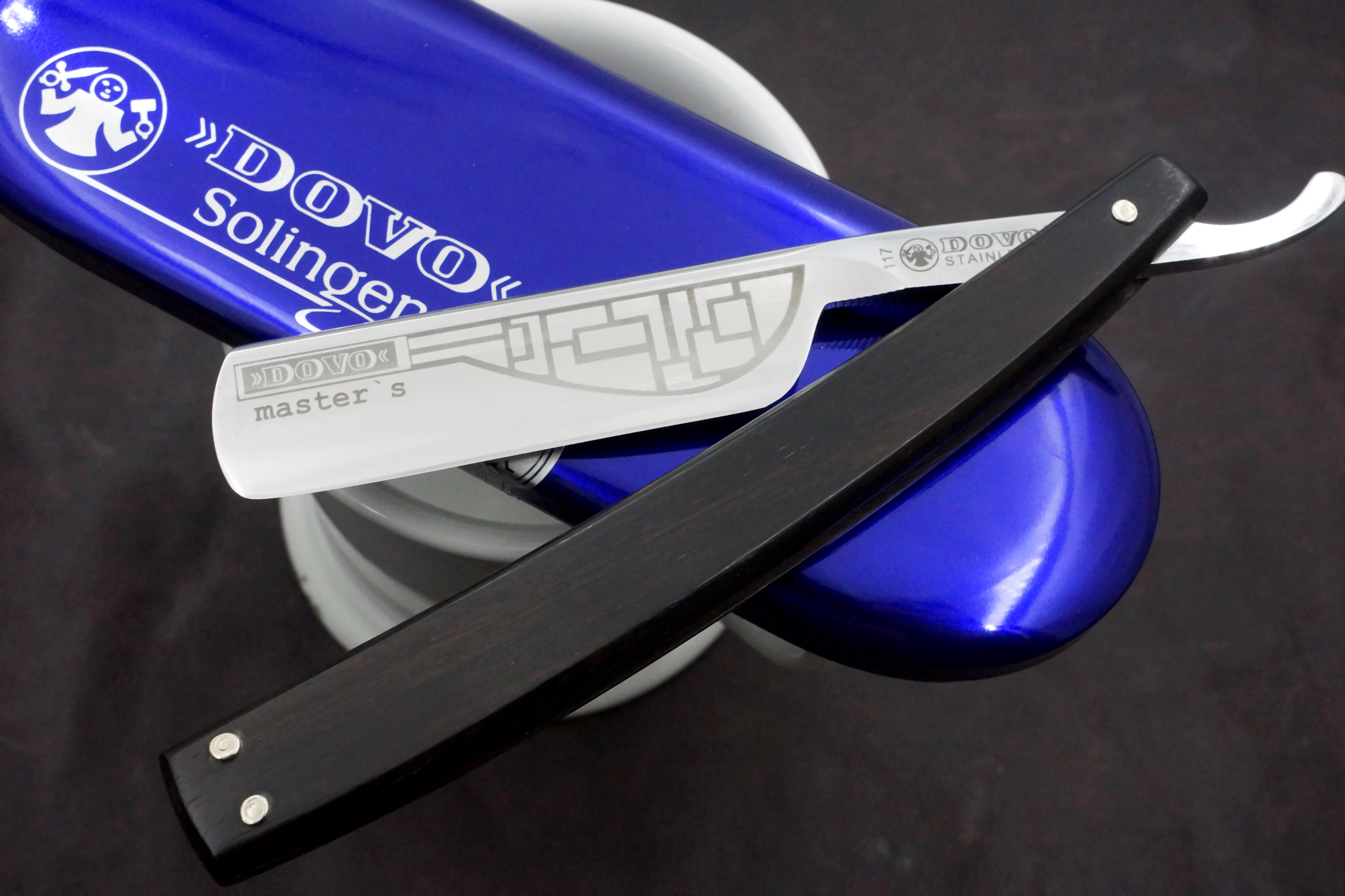 Dovo "Master's" -  Preowned Fancy 13/16 Full Hollow Stainless Blade - Solingen Straight Razor - Shave Ready