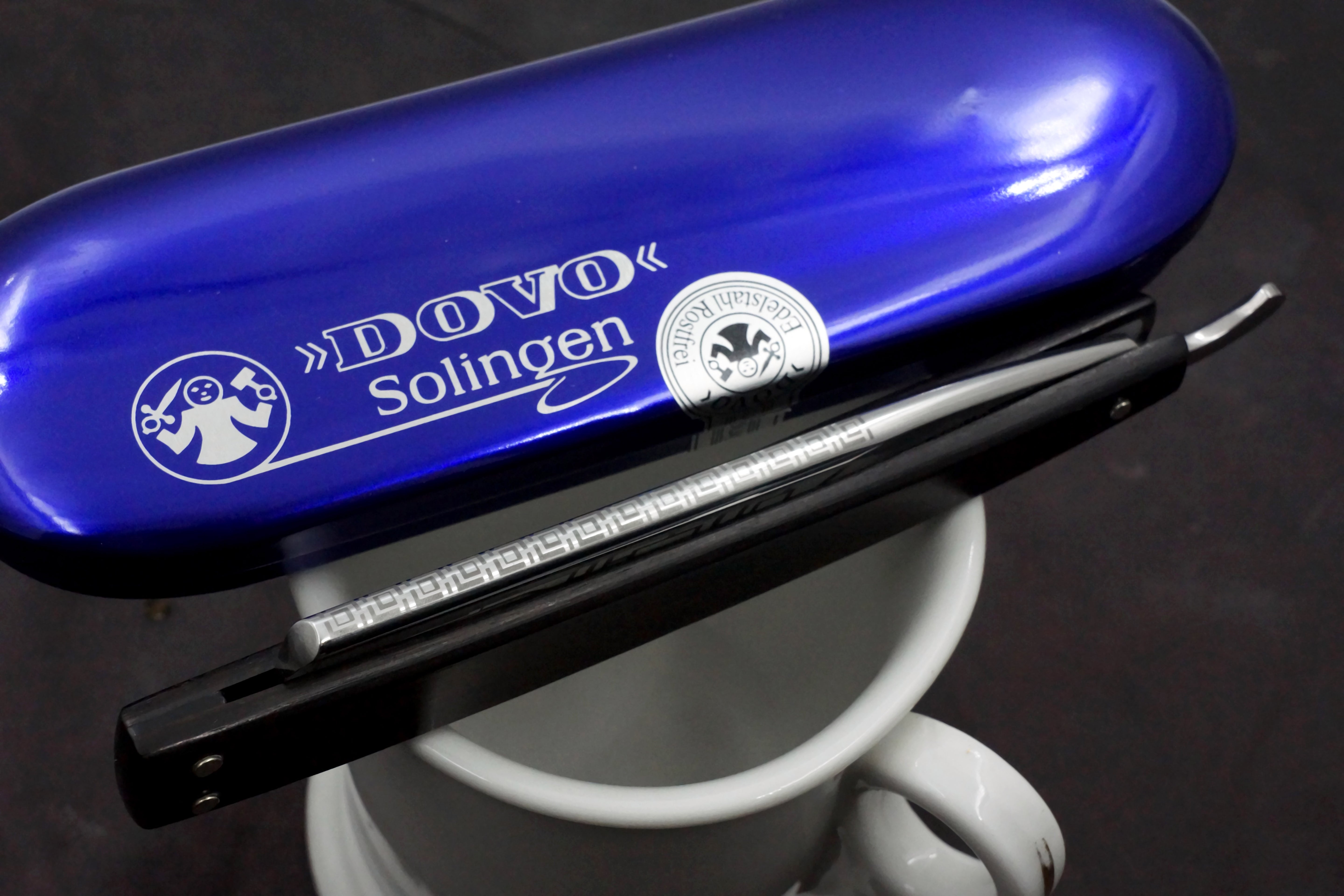 Dovo "Master's" -  Preowned Fancy 13/16 Full Hollow Stainless Blade - Solingen Straight Razor - Shave Ready