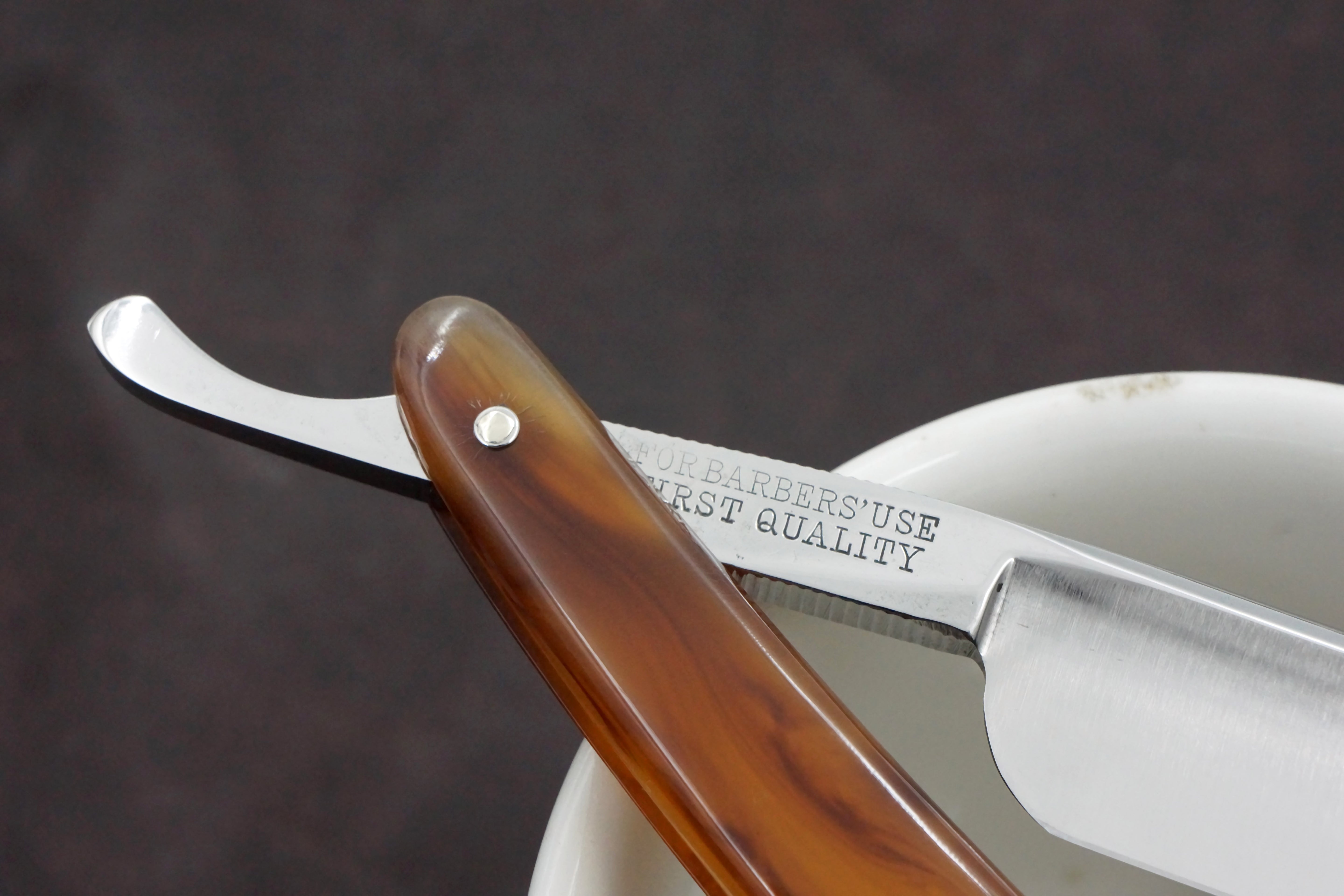 Diamond Hayashi No.120 Excellent Restored - 6/8 Quarter Hollow Japanese Straight Razor - Shave Ready