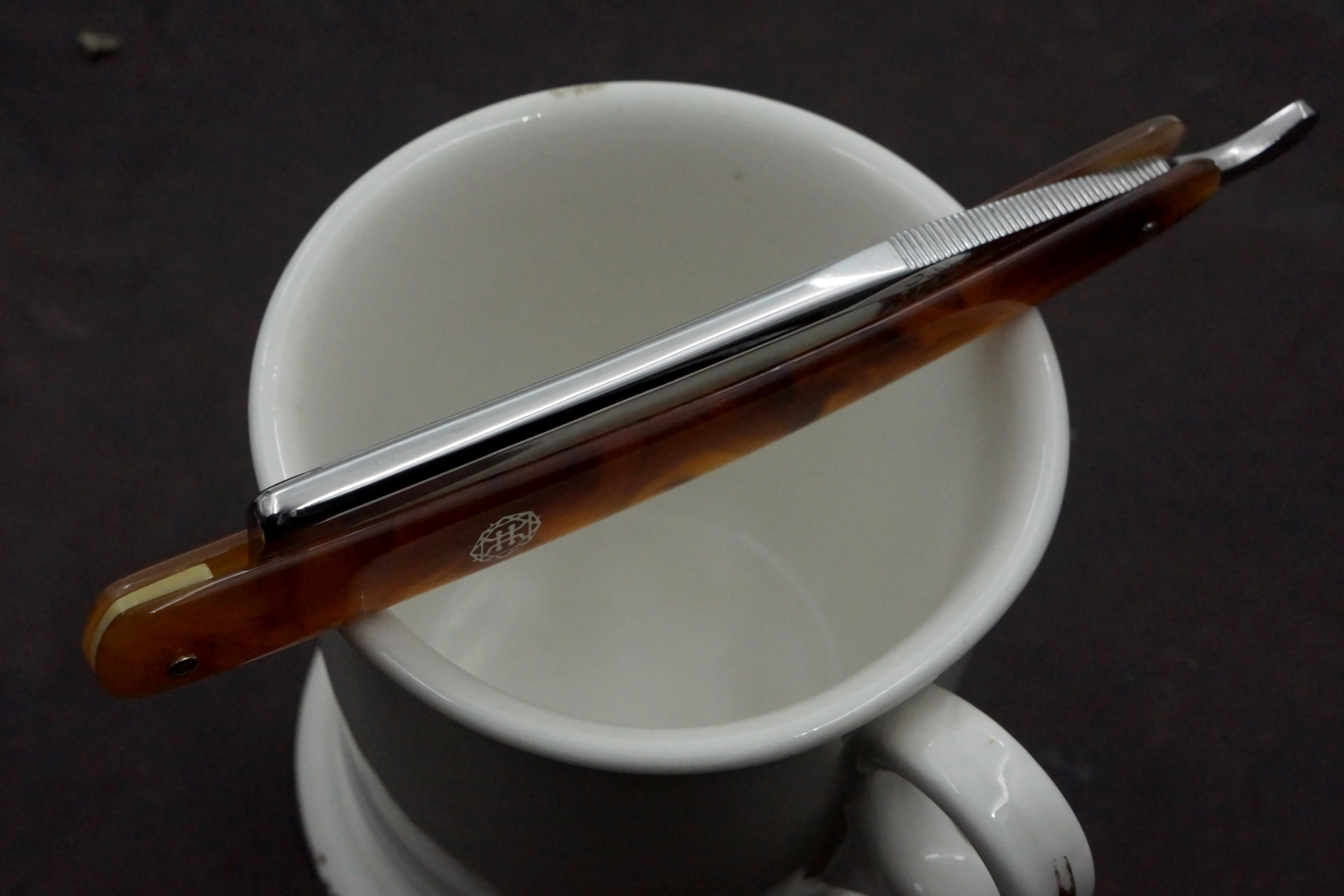 Diamond Hayashi No.120 Excellent Restored - 6/8 Quarter Hollow Japanese Straight Razor - Shave Ready