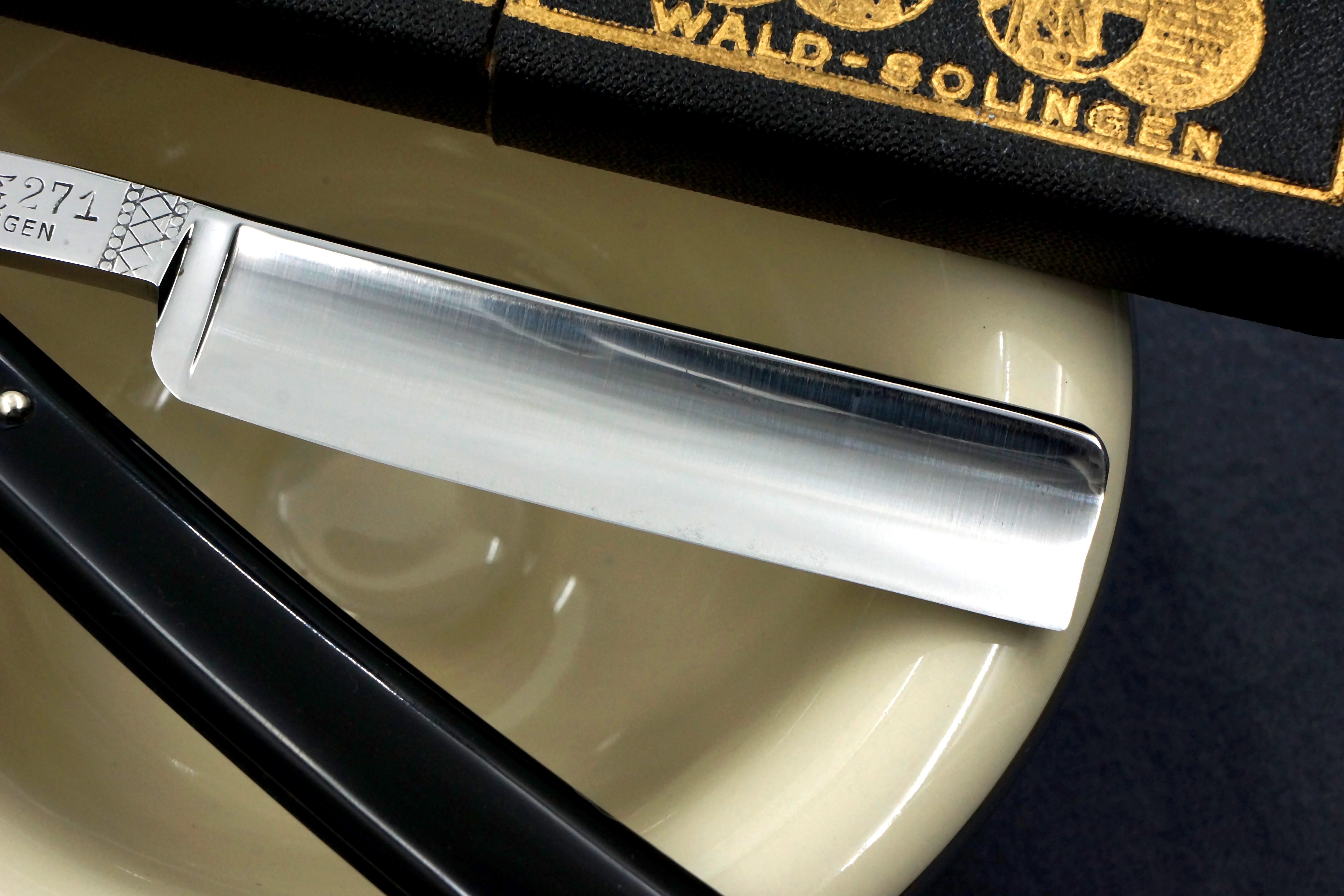 Carl Friederich Ern - NOS 11/16 Full Hollow Blade - Vintage Solingen Straight Razor - Shave Ready