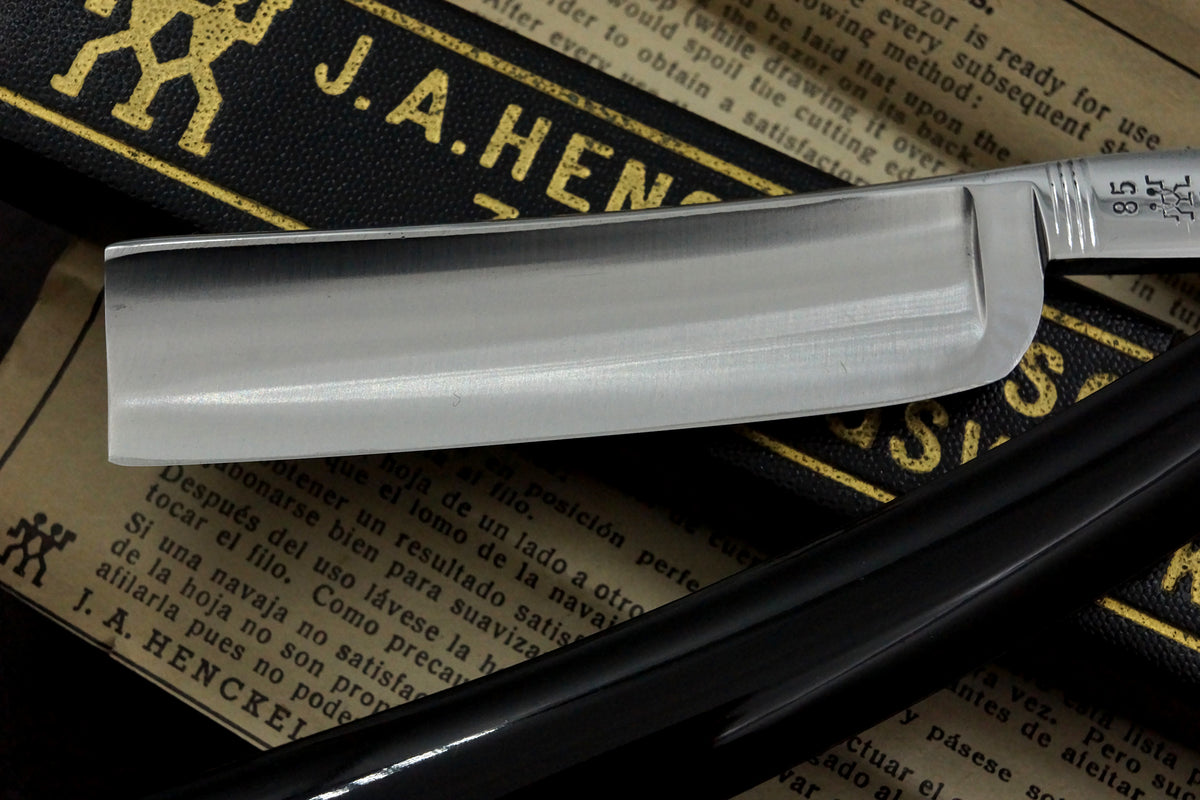 Henckels No. 85 11/16 Full Hollow Blade - Mint Vintage Solingen Straight Razor - Shave Ready