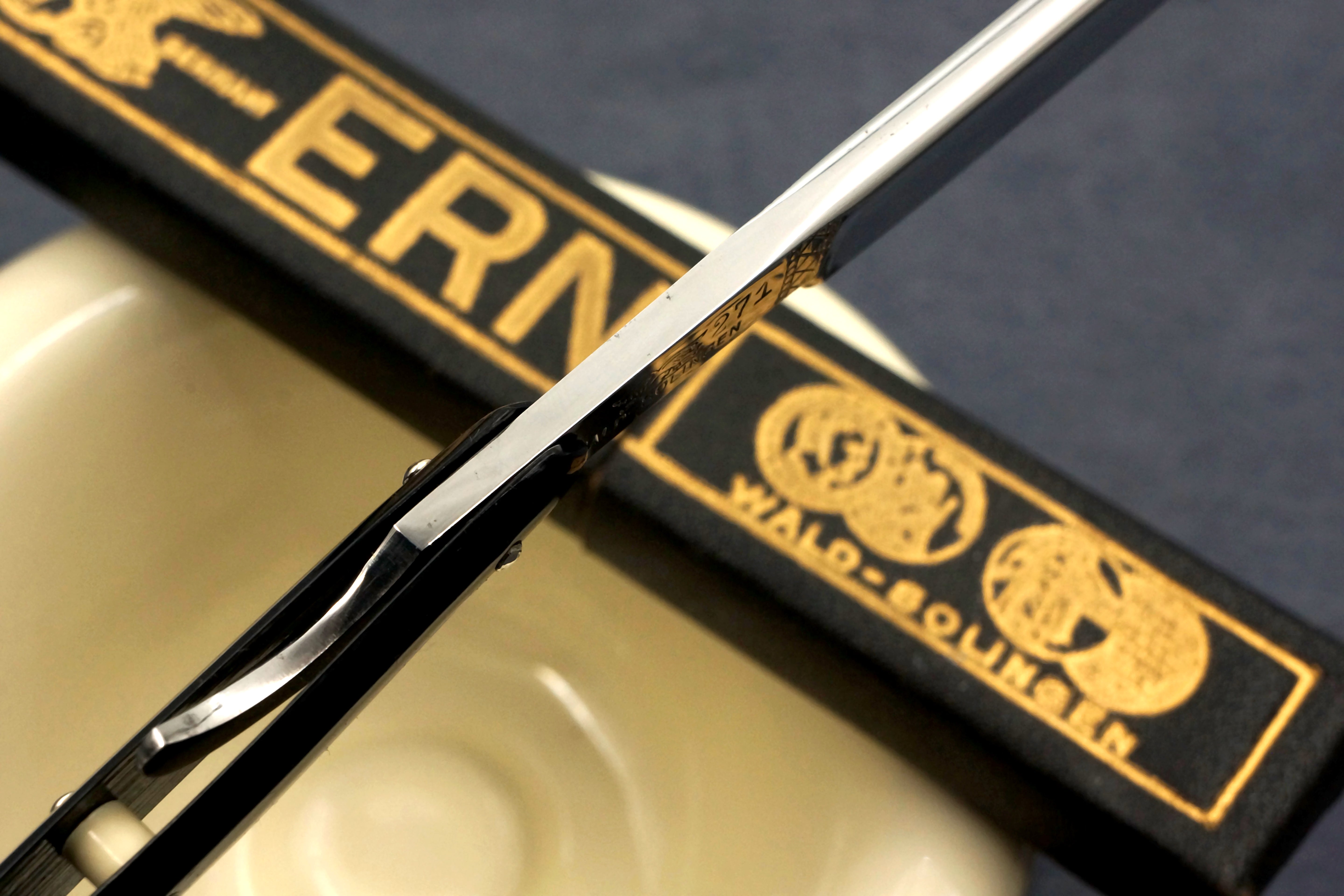 Carl Friederich Ern - NOS 11/16 Full Hollow Blade - Vintage Solingen Straight Razor - Shave Ready