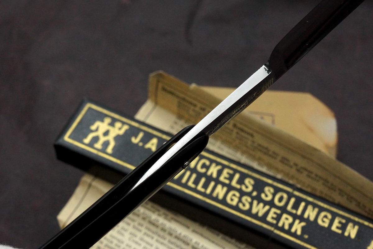Henckels No. 85 11/16 Full Hollow Blade - Mint Vintage Solingen Straight Razor - Shave Ready