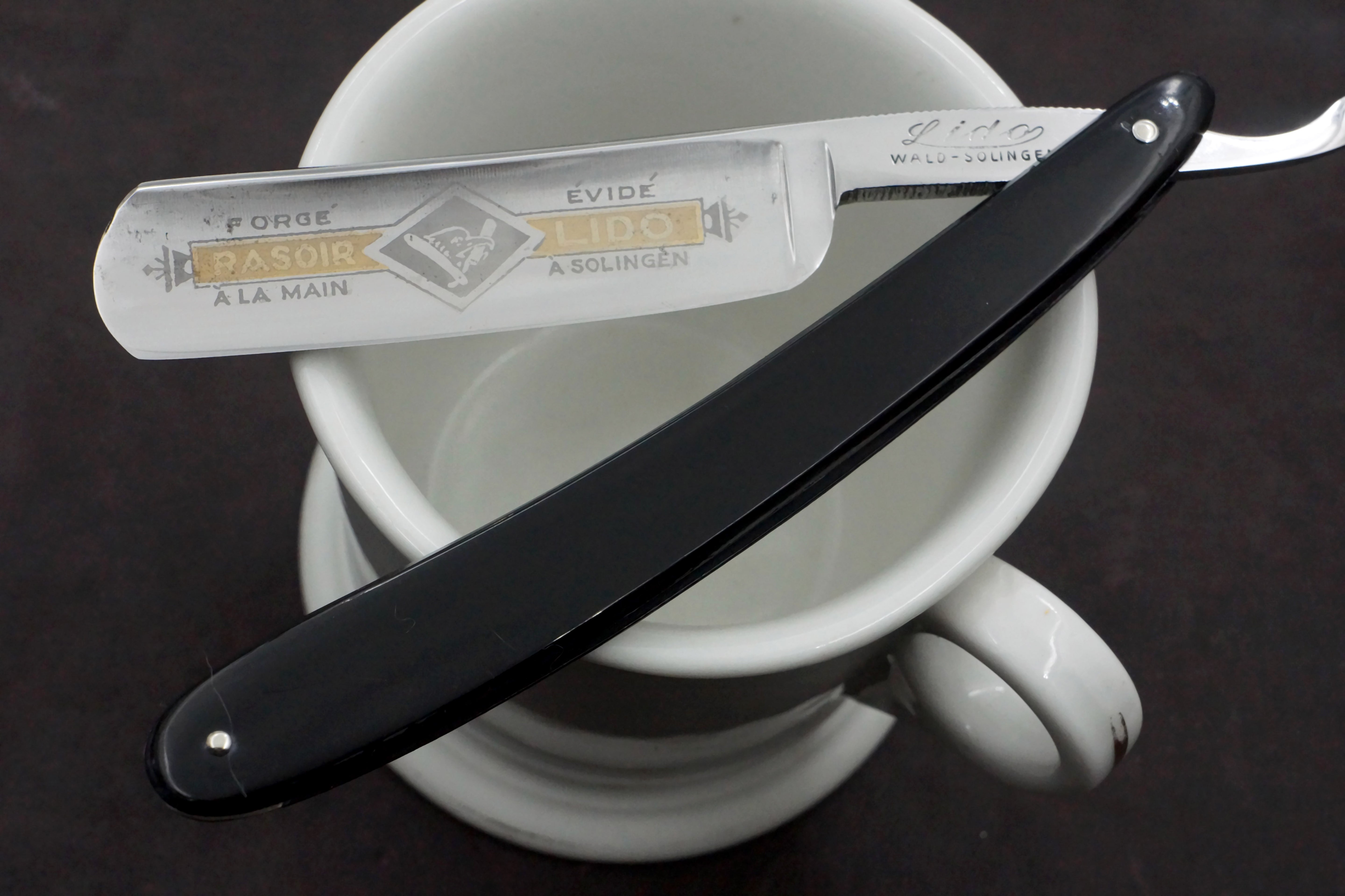 Lido 13/16 Full Hollow - Excellent+ Vintage Solingen Straight Razor - Shave Ready