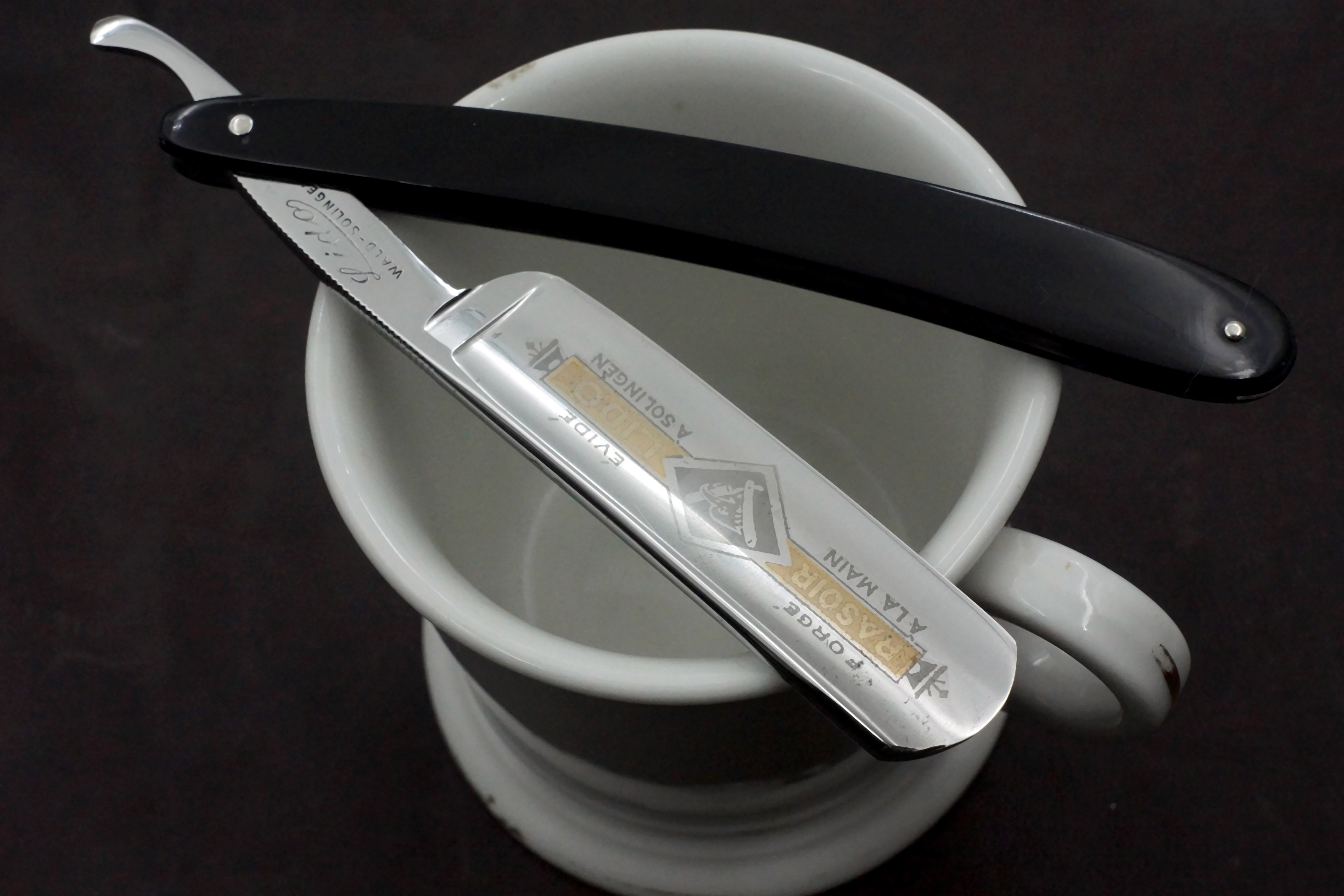 Lido 13/16 Full Hollow - Excellent+ Vintage Solingen Straight Razor - Shave Ready