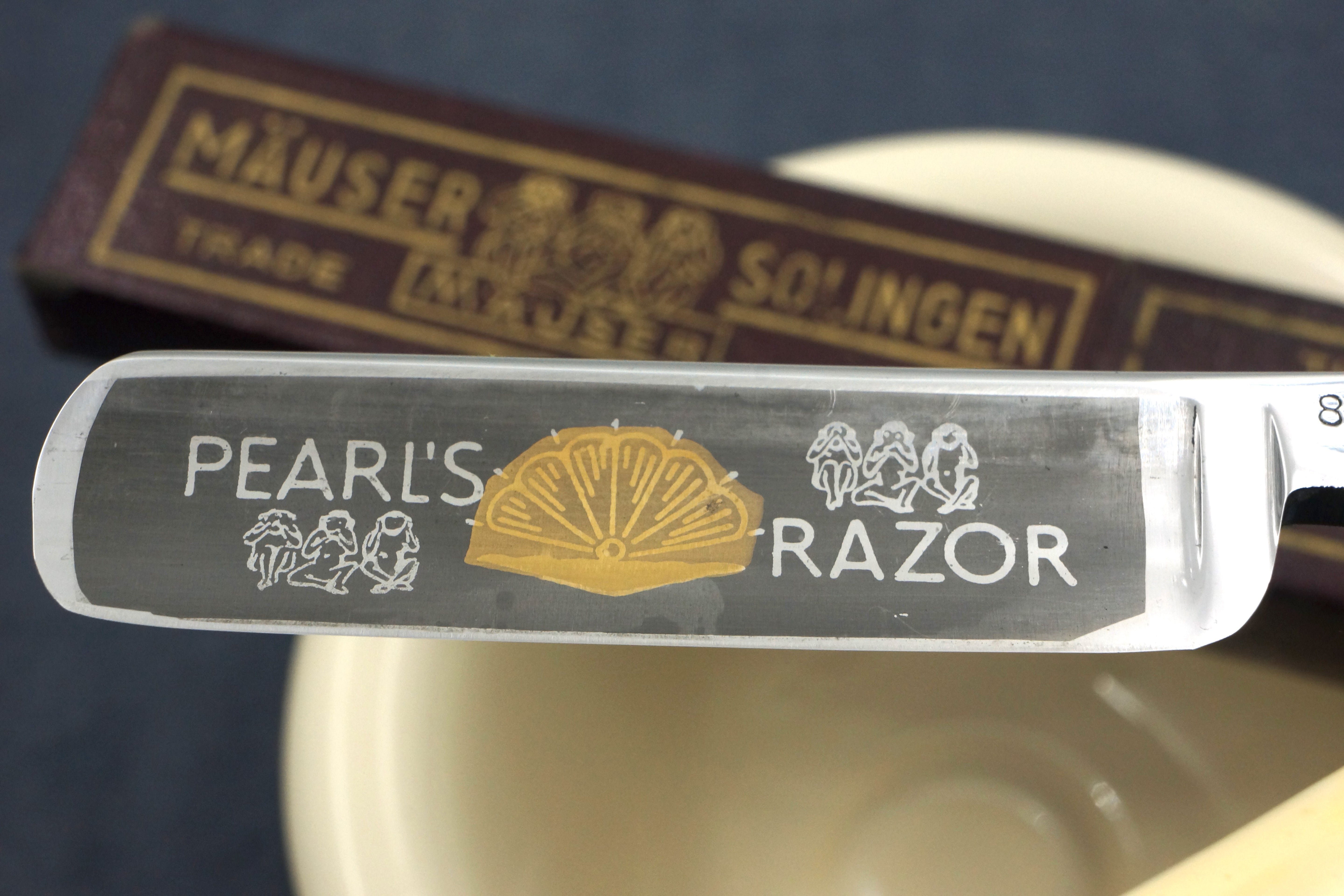 Koch & Schafer Mauser - Vintage 13/16 "Pearl's Razor" - Vintage Solingen Straight Razor - Shave Ready