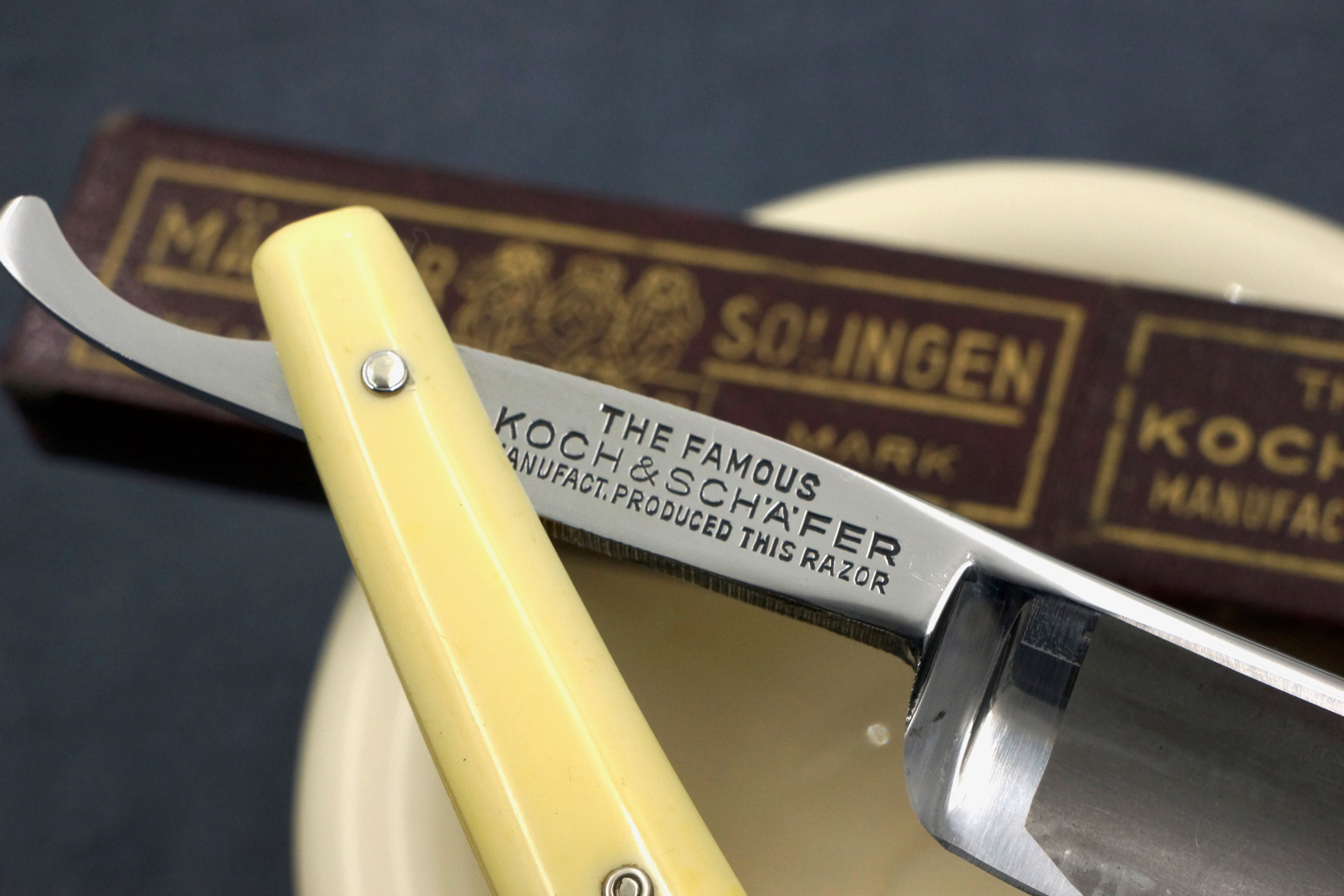 Koch & Schafer Mauser - Vintage 13/16 "Pearl's Razor" - Vintage Solingen Straight Razor - Shave Ready