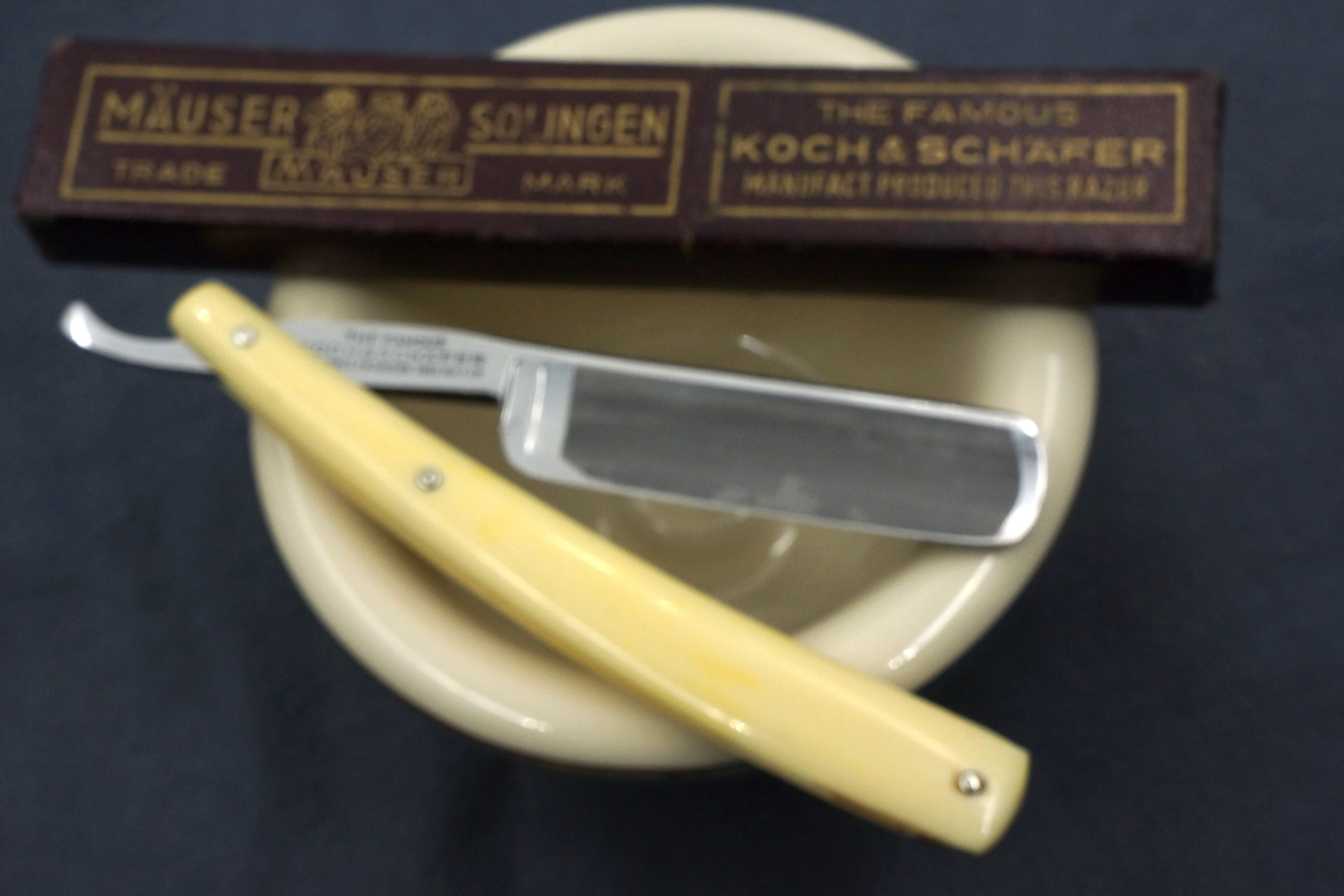 Koch & Schafer Mauser - Vintage 13/16 "Pearl's Razor" - Vintage Solingen Straight Razor - Shave Ready