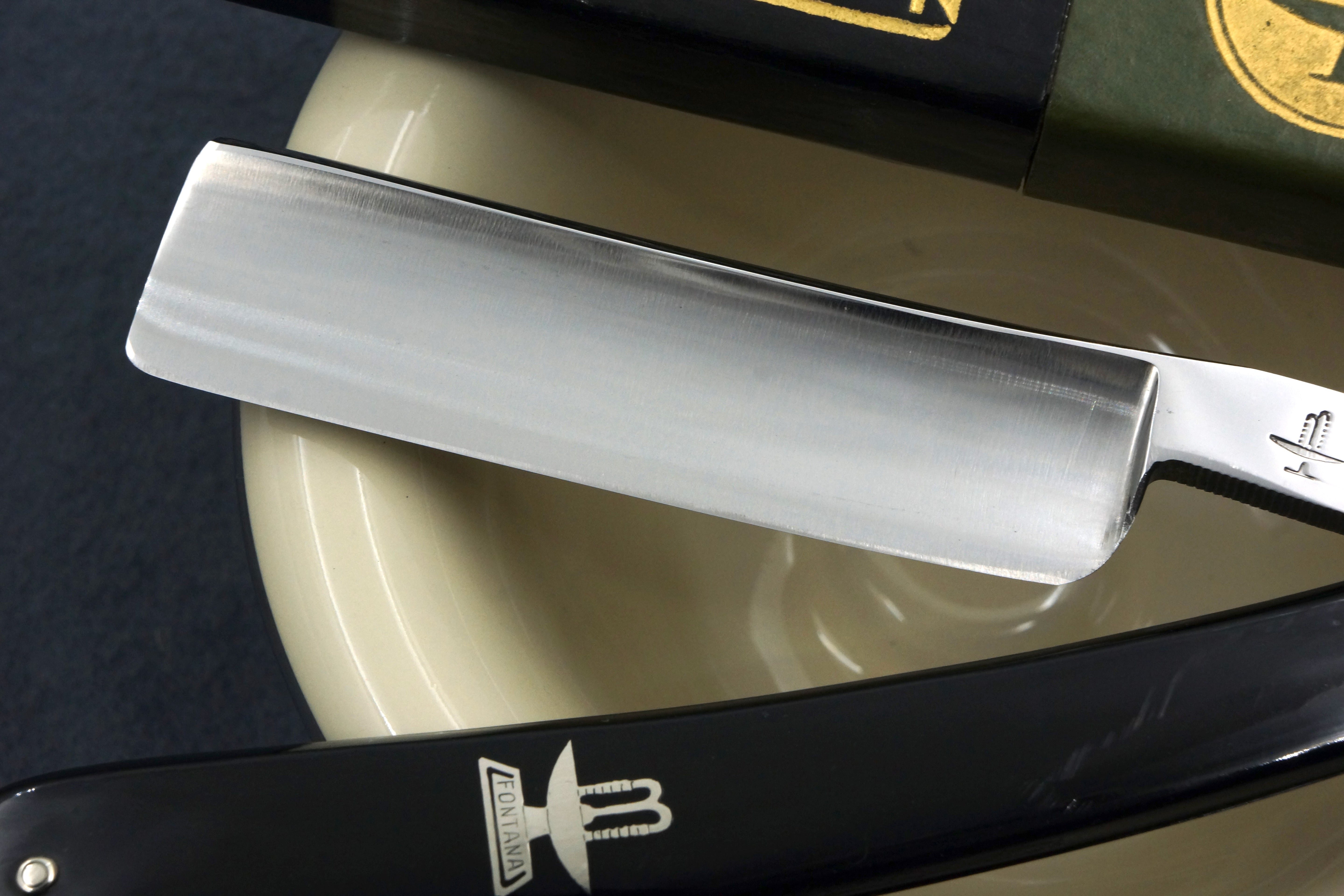 Fontana No. 10 Near Pristine 6/8 Full Hollow Blade - Solingen Vintage Straight Razor - Shave Ready