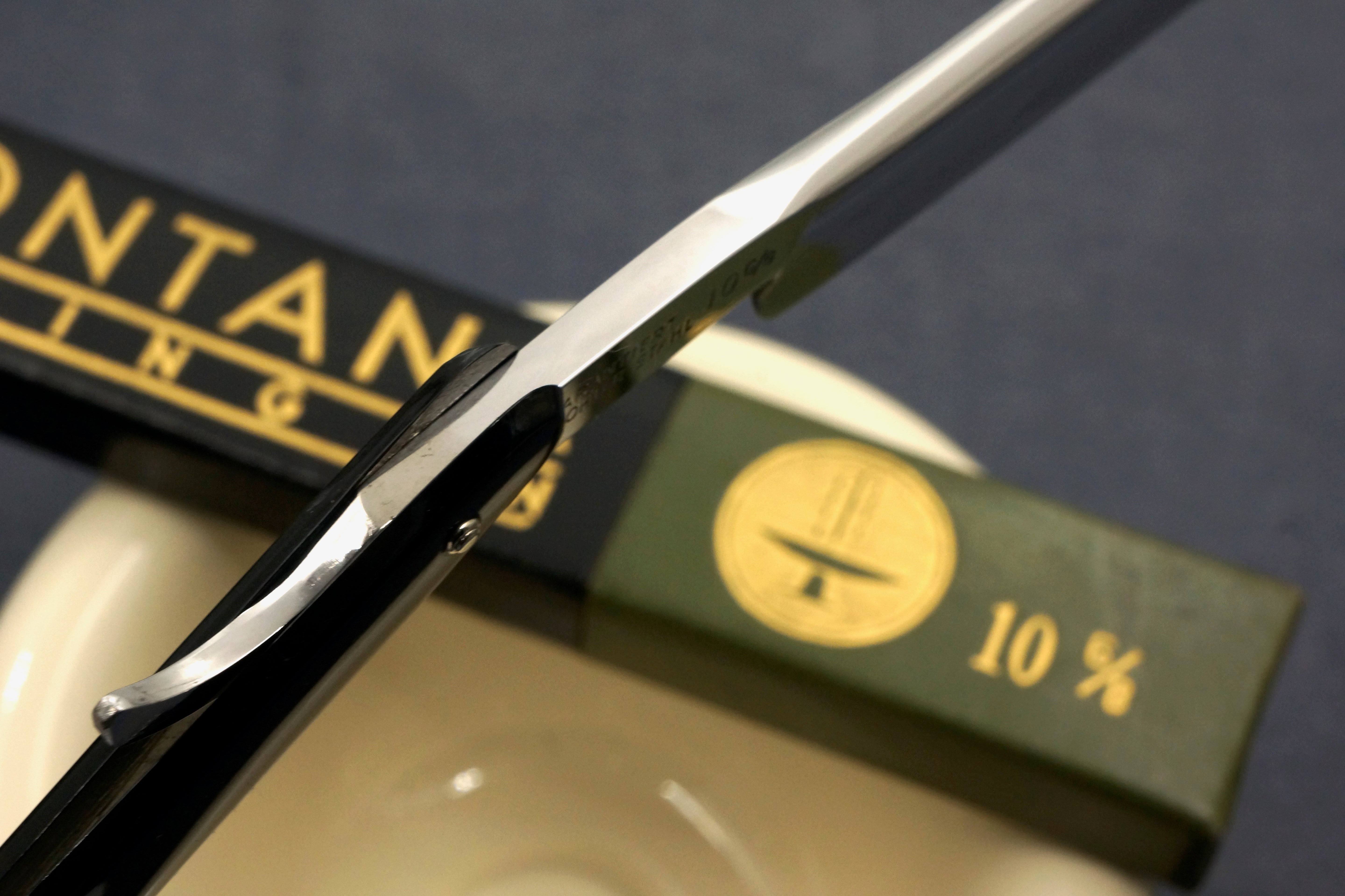 Fontana No. 10 Near Pristine 6/8 Full Hollow Blade - Solingen Vintage Straight Razor - Shave Ready