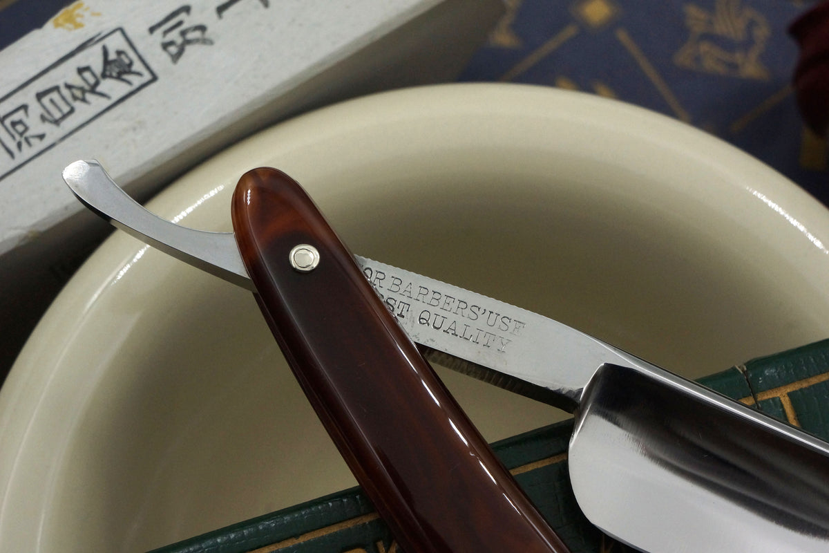 Diamond Hayashi No.120 Near Pristine - 6/8 Quarter Hollow Japanese Straight Razor - Shave Ready