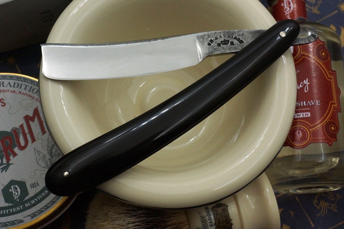 William Harrison - 6/8 Early 1800s Stubtail with Horn Scales - Fully Restored Sheffield Straight Razor - Shave Ready