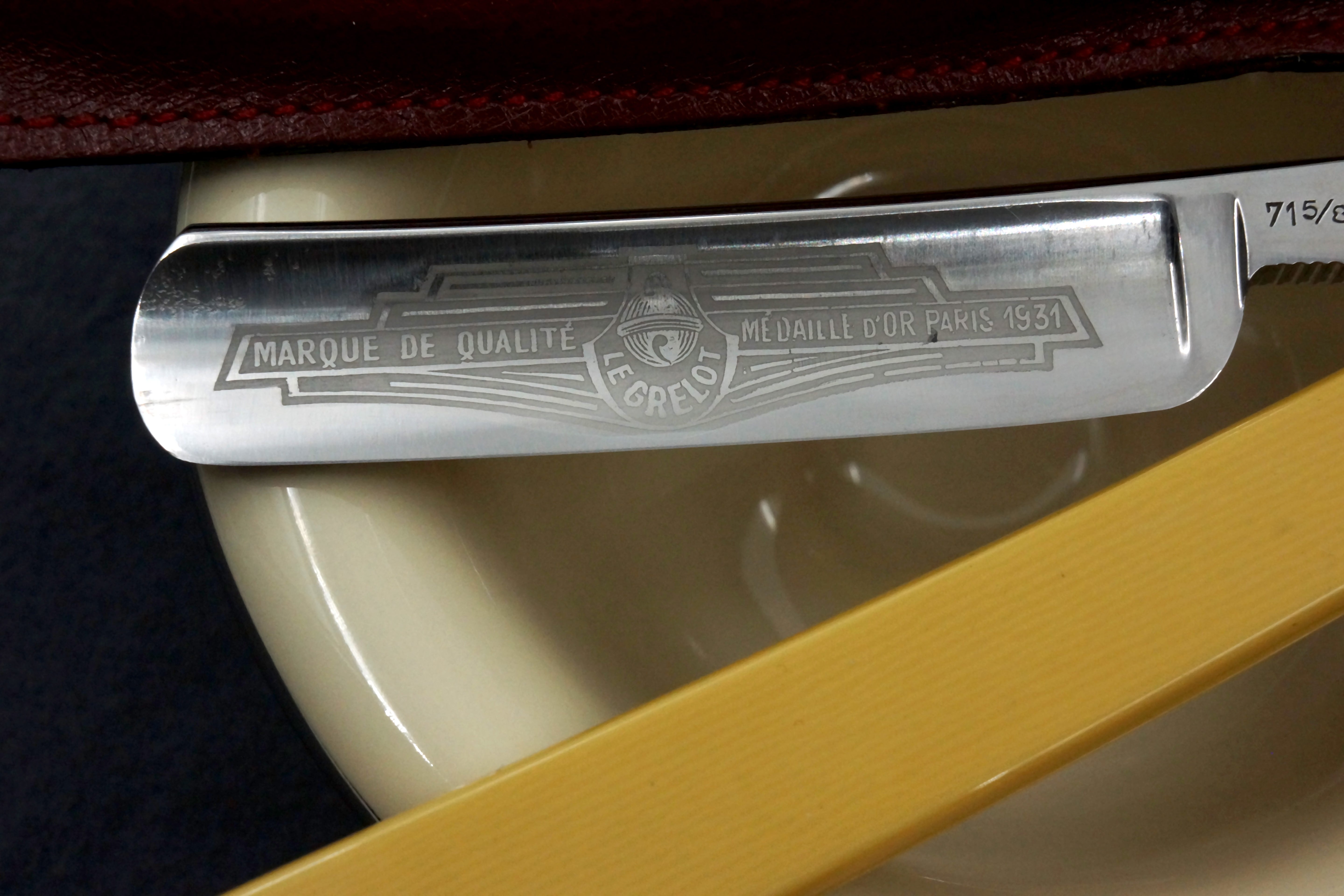 P. Hospital & Co. Le Grelot Full Hollow - 5/8 Vintage French Straight Razor - Shave Ready