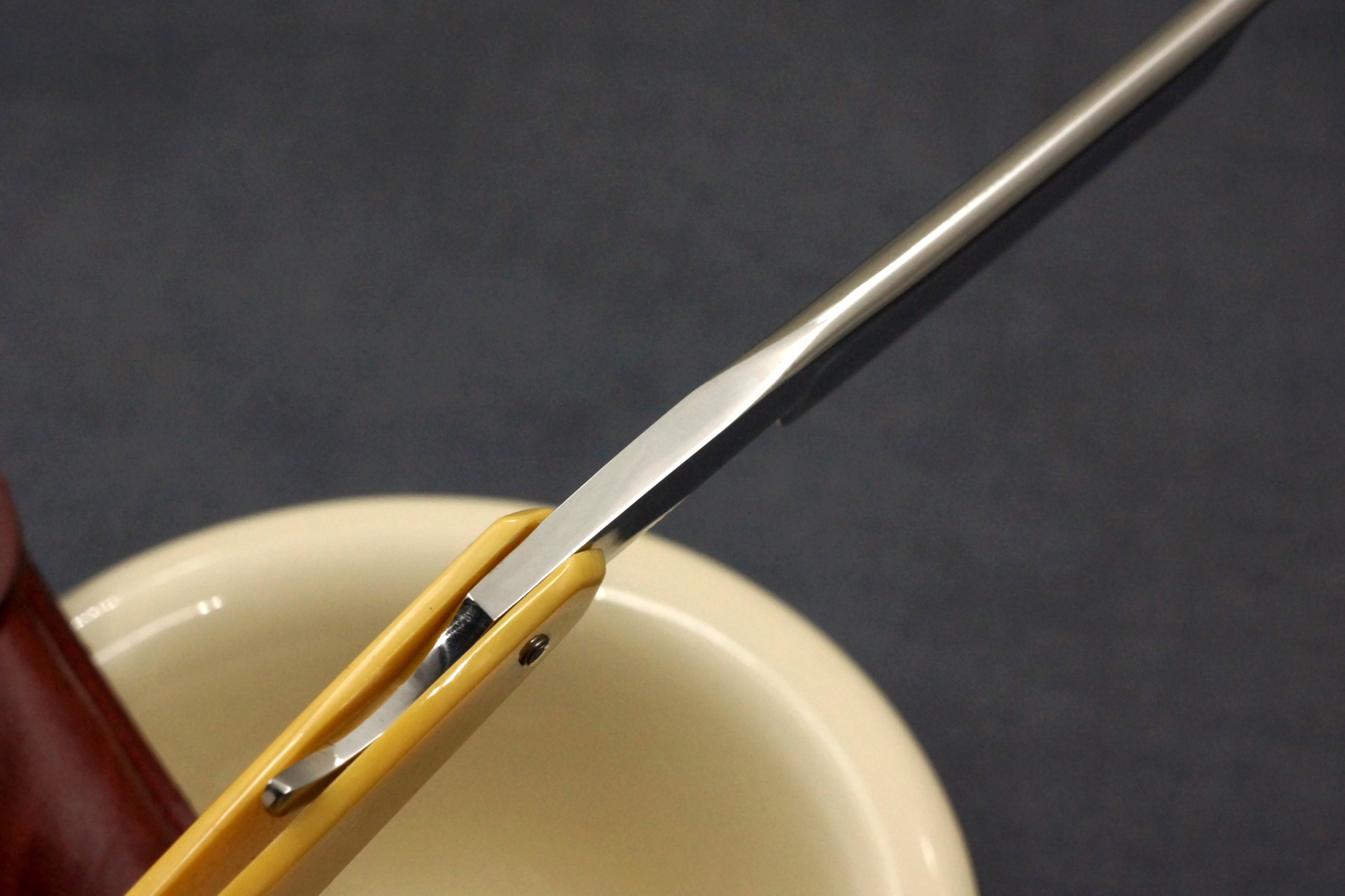 P. Hospital & Co. Le Grelot Full Hollow - 5/8 Vintage French Straight Razor - Shave Ready