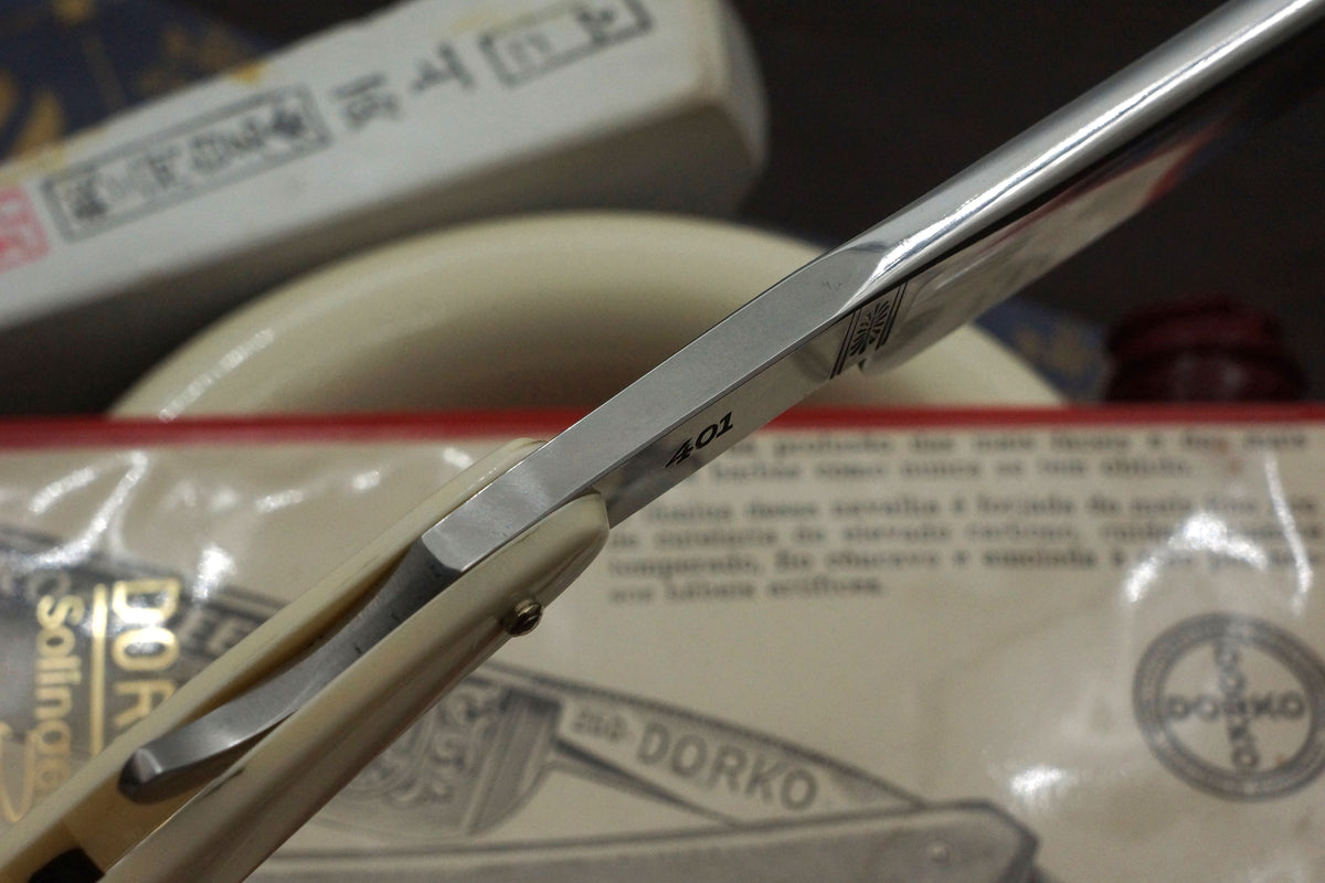 Dorko No. 401 - RARE NOS Extra Hollow Vintage Solingen Straight Razor - Shave Ready