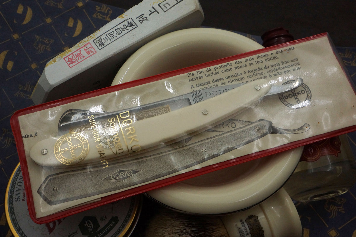 Dorko No. 401 - RARE NOS Extra Hollow Vintage Solingen Straight Razor - Shave Ready