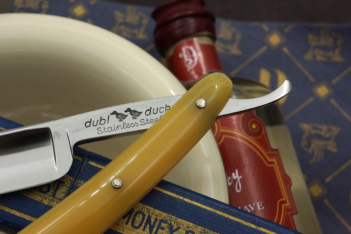 Dubl Duck Stainless 11/16 Blade - Very Rare Near Mint Vintage Solingen Straight Razor - Shave Ready