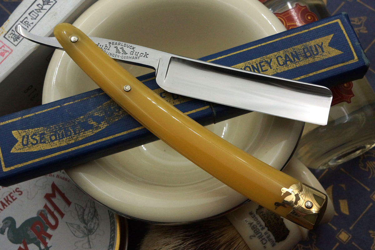 Dubl Duck Stainless 11/16 Blade - Very Rare Near Mint Vintage Solingen Straight Razor - Shave Ready