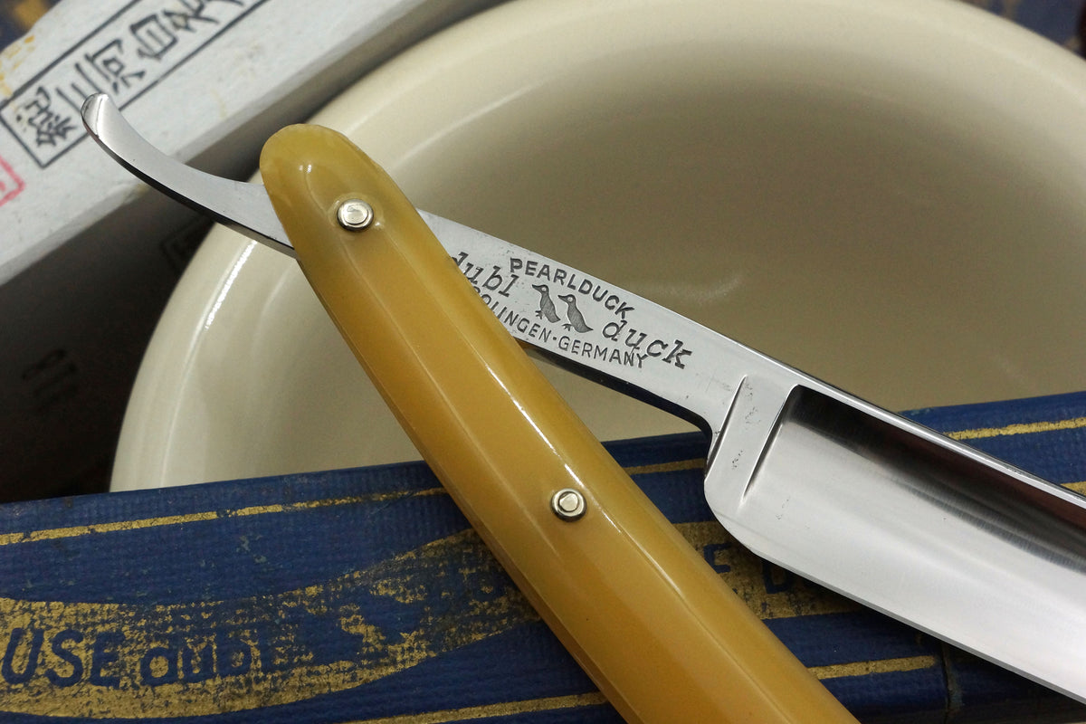 Dubl Duck Stainless 11/16 Blade - Very Rare Near Mint Vintage Solingen Straight Razor - Shave Ready
