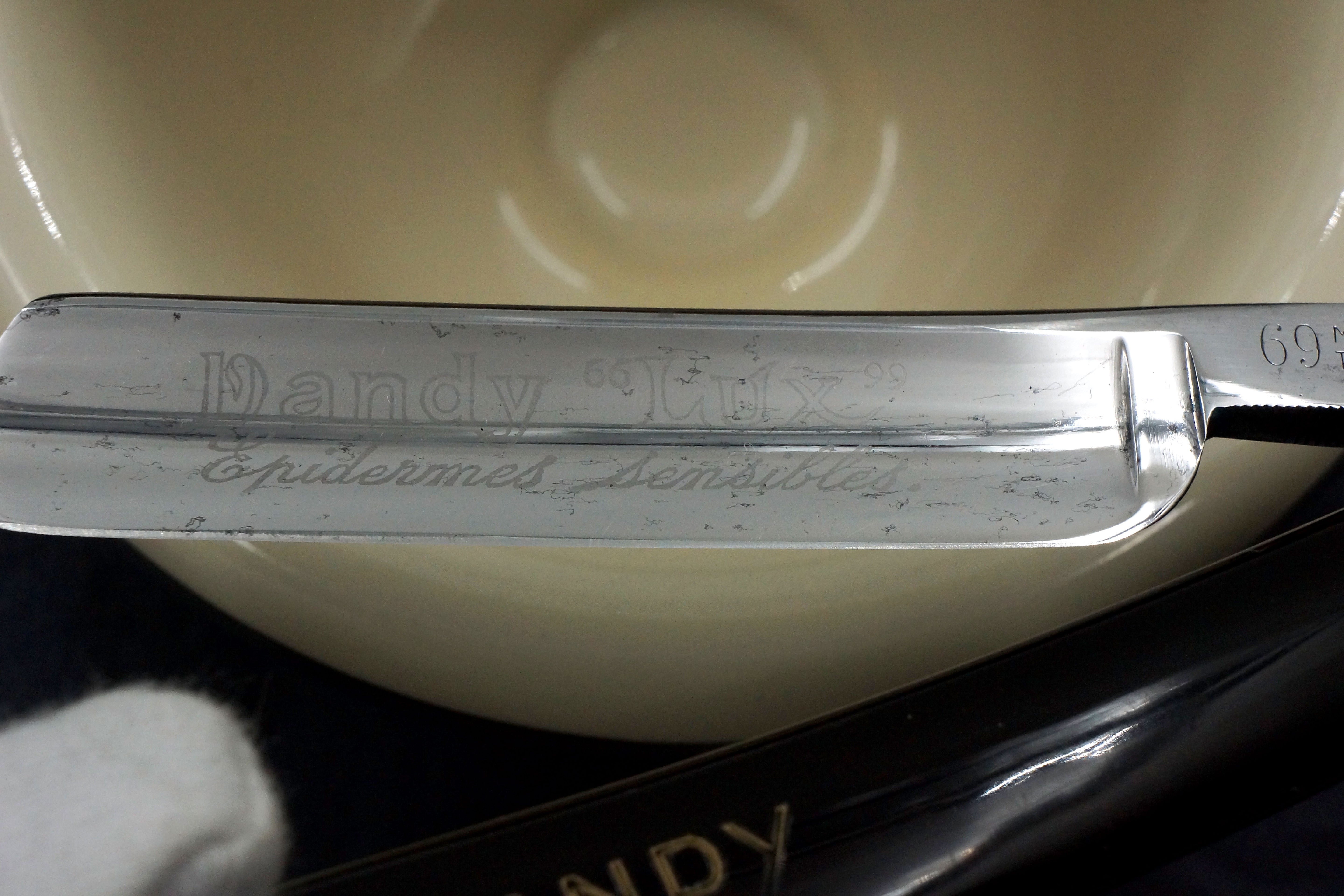 Thiers Issard No. 641 Dandy Luxe 11/16  Full Hollow - Restored Vintage French Straight Razor - Shave Ready
