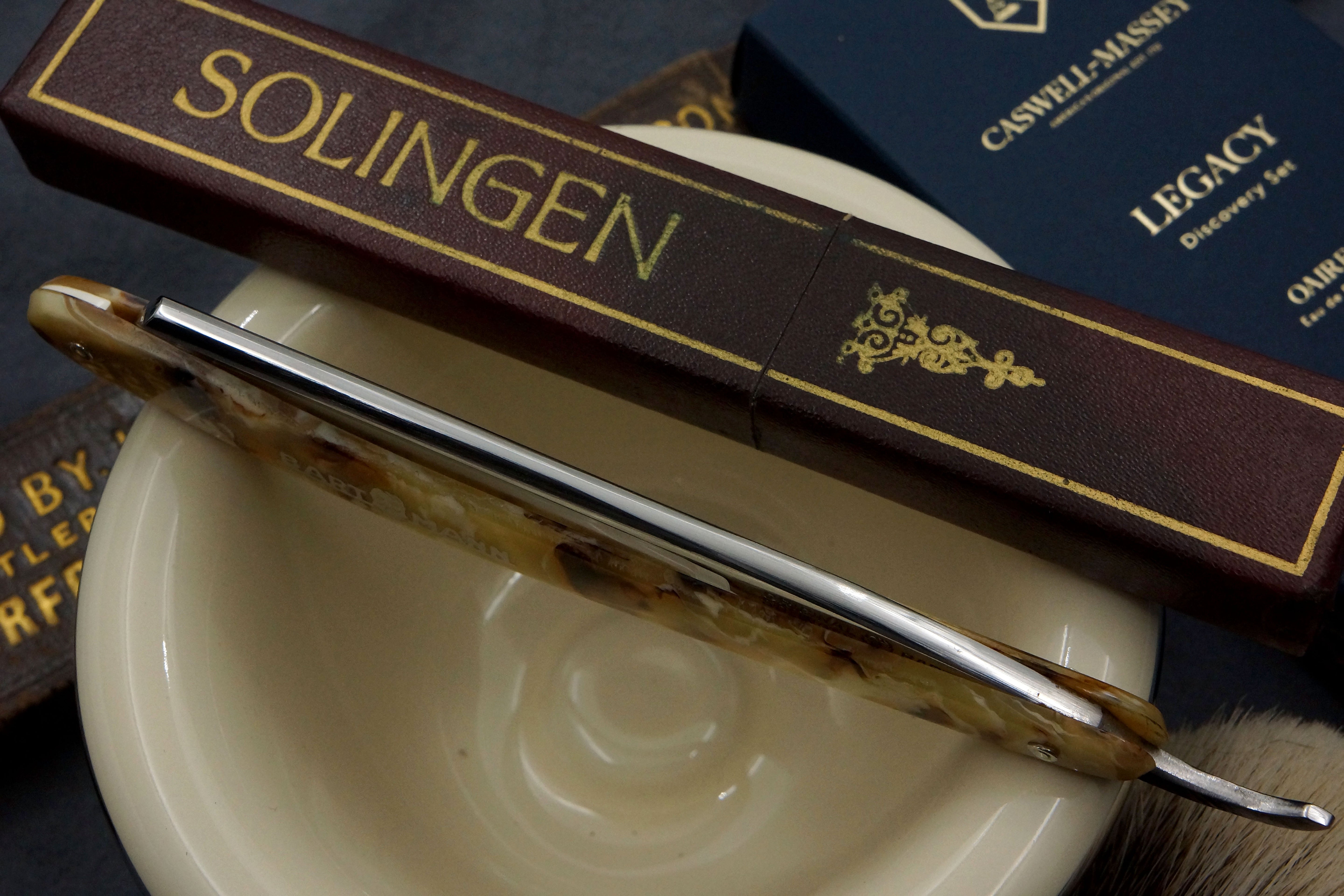 Bartmann No.86 Near Pristine 11/16 Full Hollow Blade - Vintage Solingen Straight Razor - Shave Ready