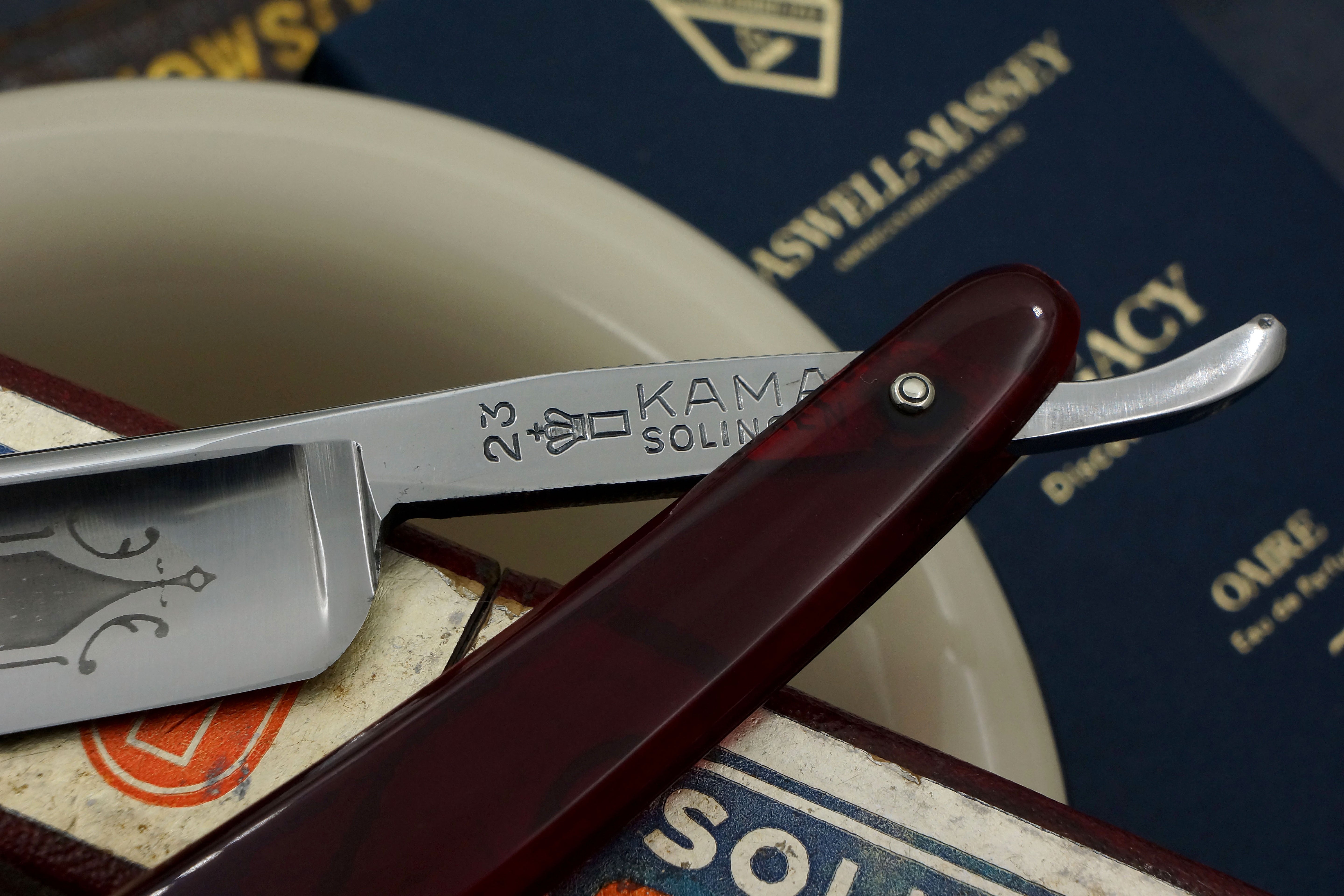 Koch & Schafer KAMA 11/16" Near Pristine Vintage Solingen Straight Razor - Shave Ready