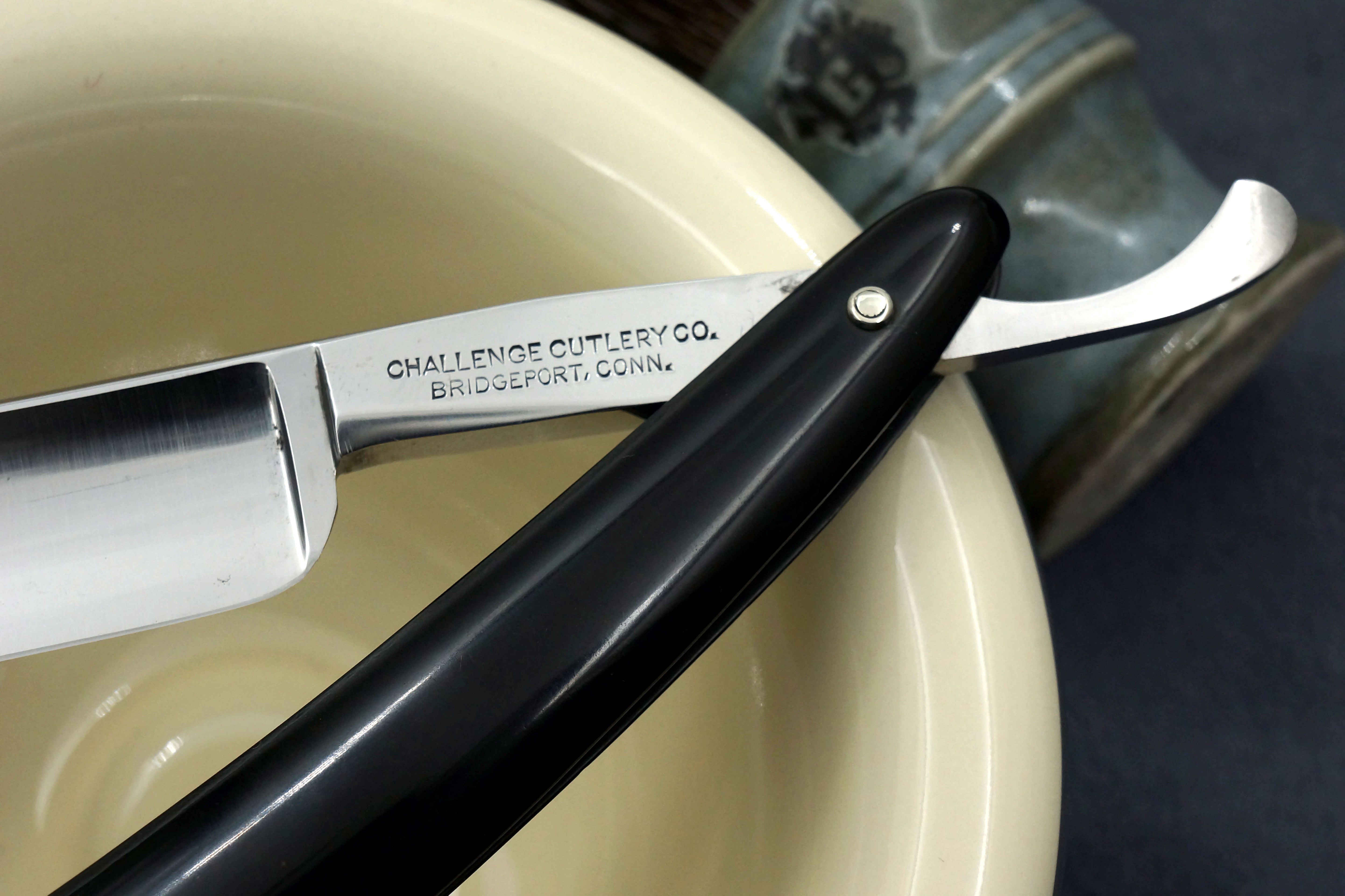 Challenge Cutlery 11/16 Full Hollow Blade - Vintage American Straight Razor - Shave Ready