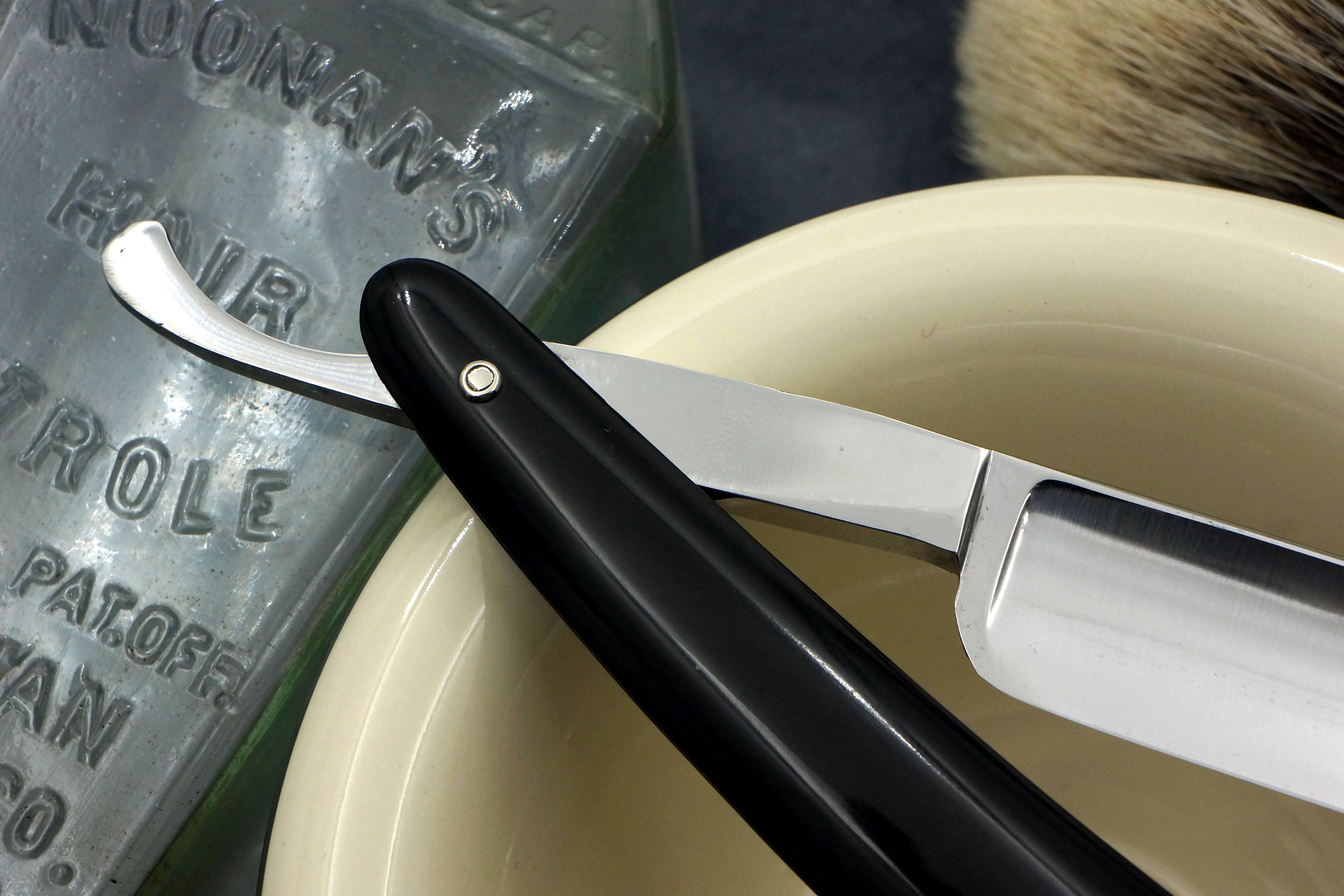 Challenge Cutlery 11/16 Full Hollow Blade - Vintage American Straight Razor - Shave Ready